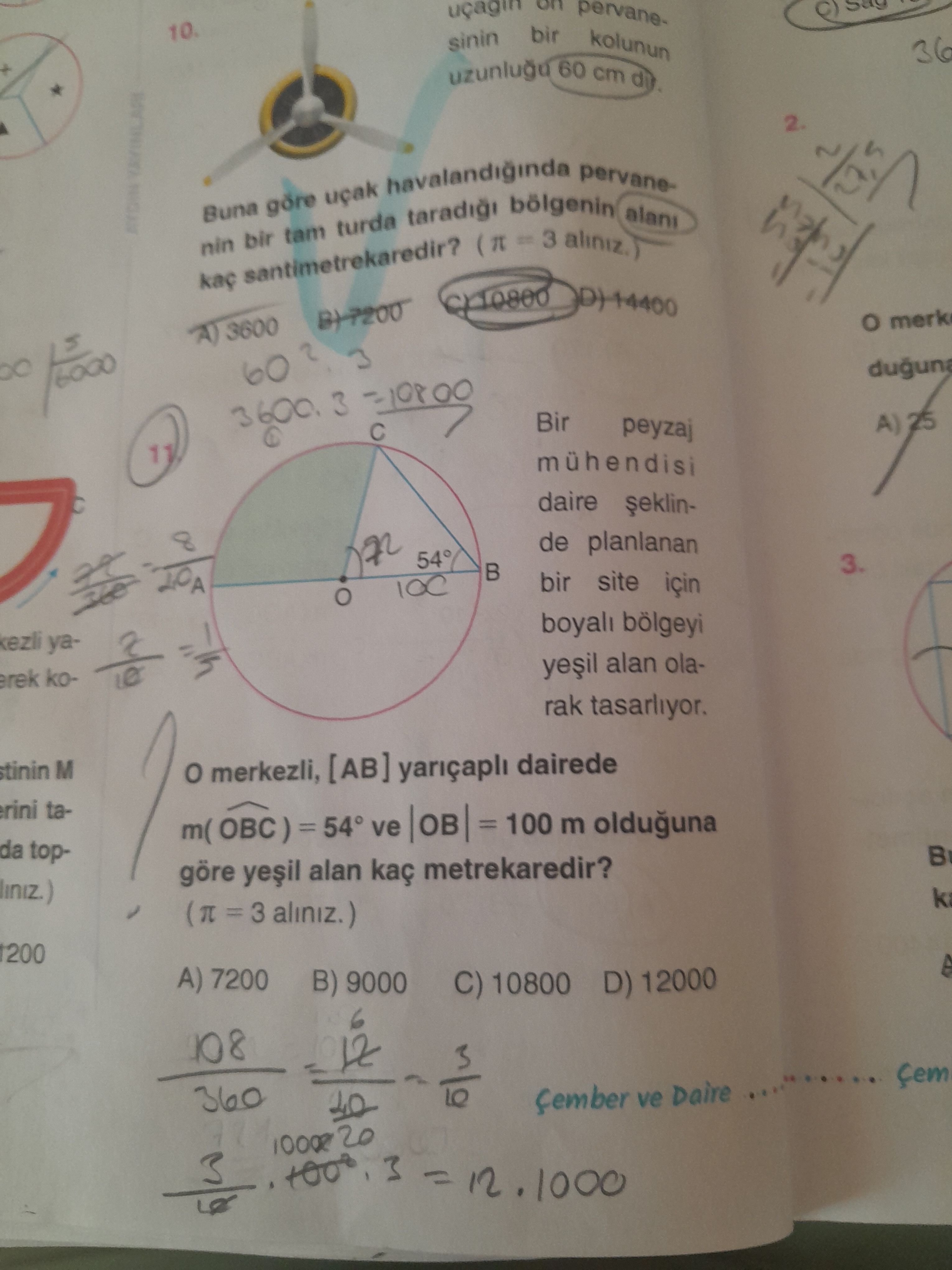 Cem'in telefonunun rehberinde kayıtlı 100 kişi vardır. Cem, Alp ve Zeliha isimli arkadaşları arasında kaç kişi olduğunu tek tek