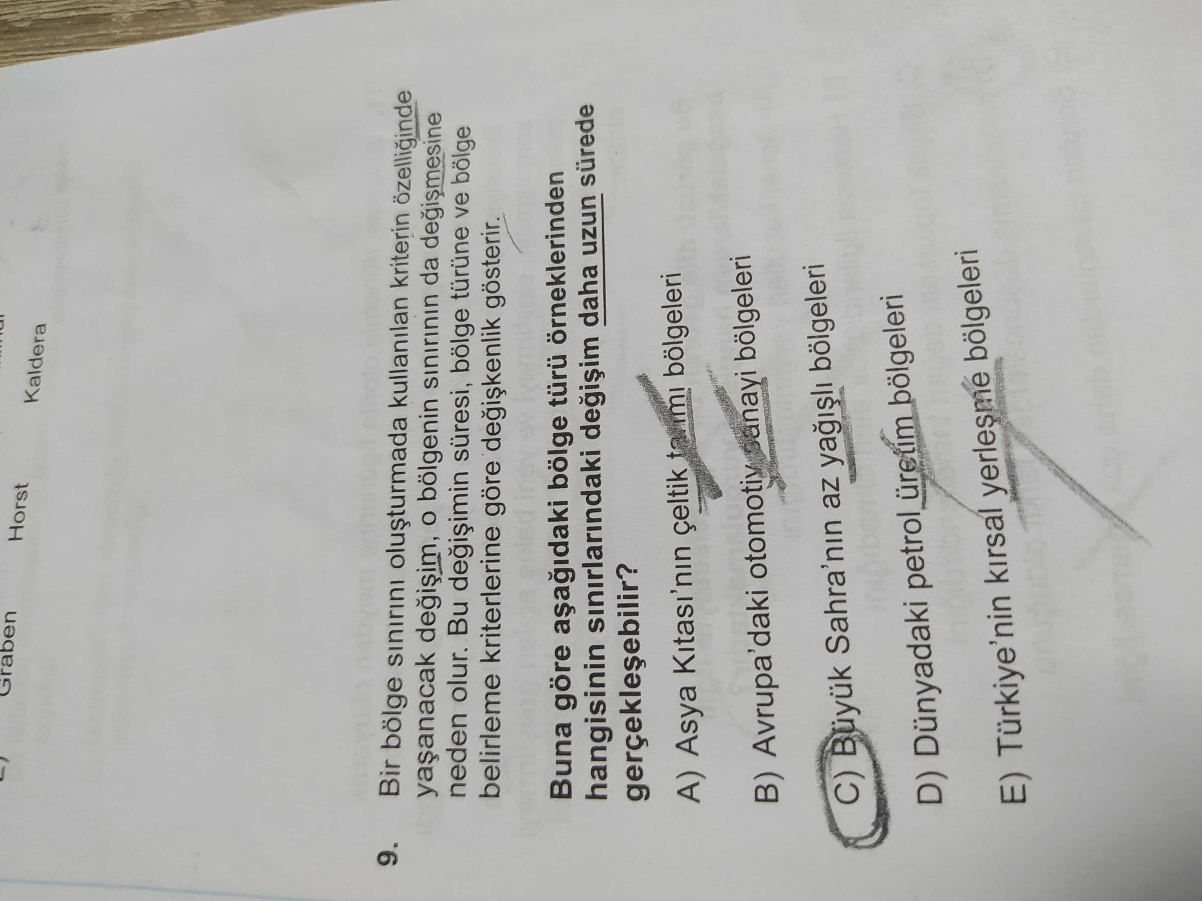 Bir bölge sınırının oluşturmada kullanılan kriterin özelliğinde yasanacak değişim, o bölgenin sınırının da değişmesine neden