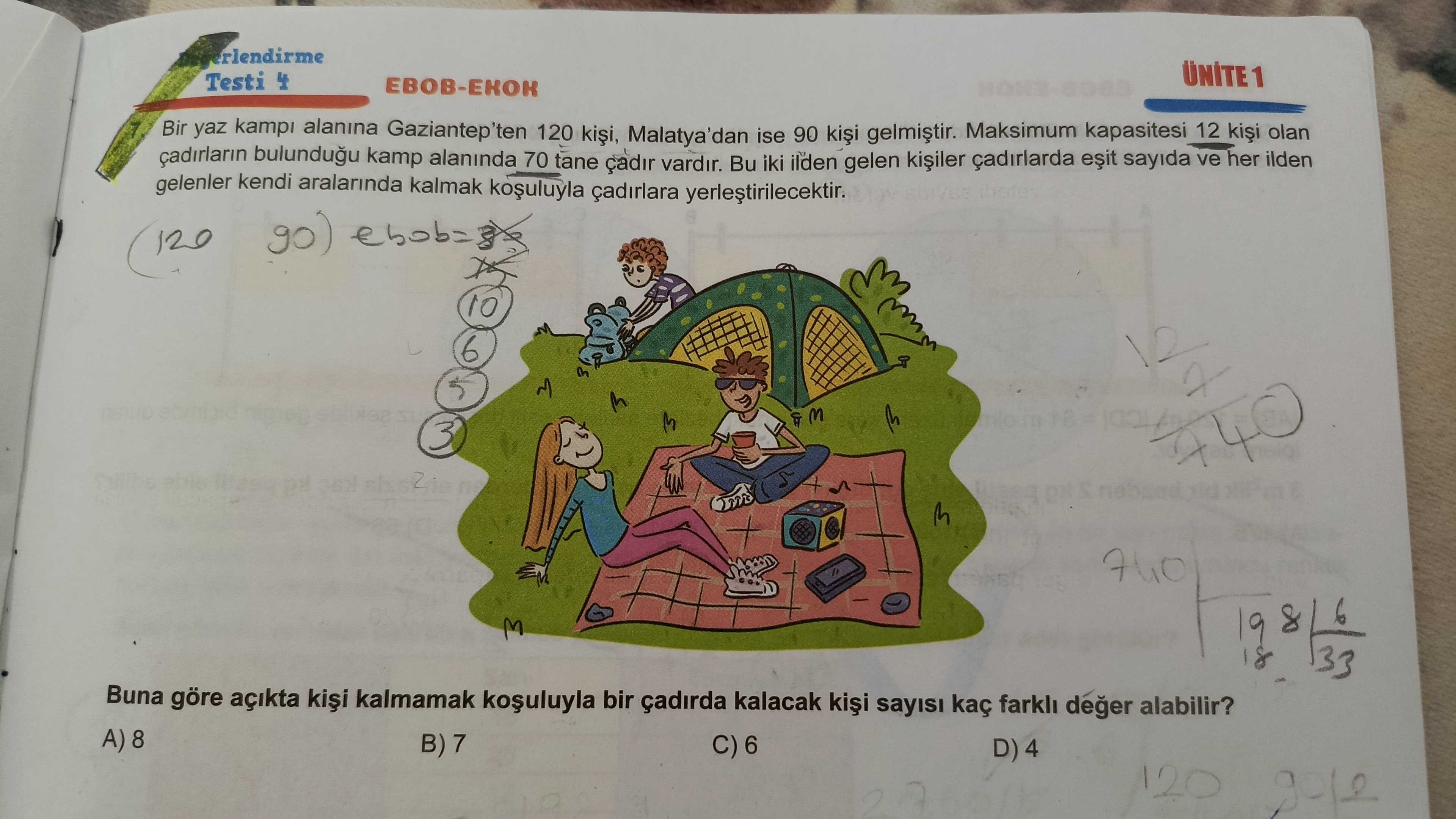 Bir yaz kampı alanına Gaziantep'ten 120 kişi, Malatya'dan ise 90 kişi gelmiştir. Maksimum kapasitesi