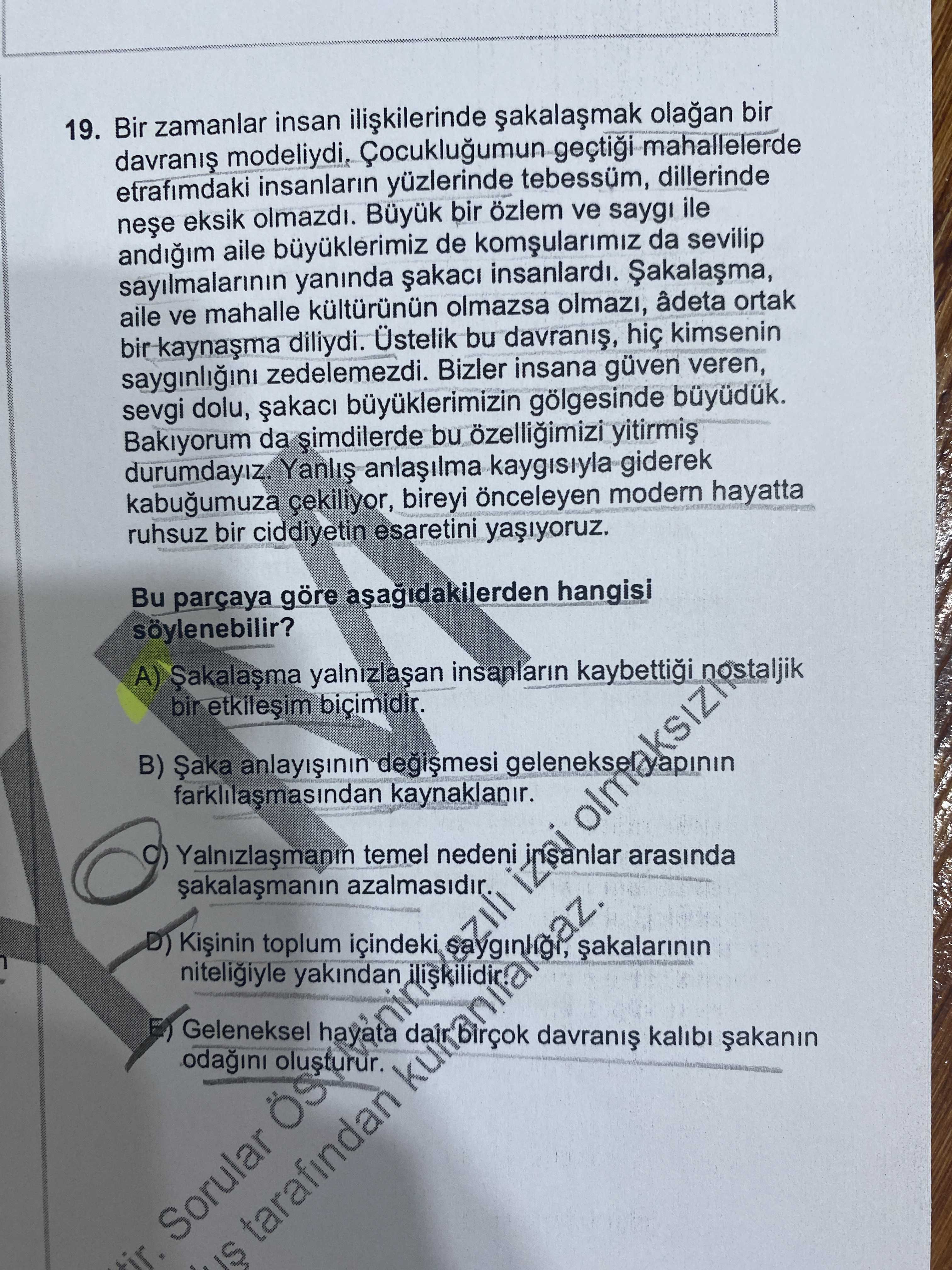 Bir zamanlar insan ilişkilerinde şakalaşmak olağan bir davranış modeliydi. Çocukluğumun geçtiği