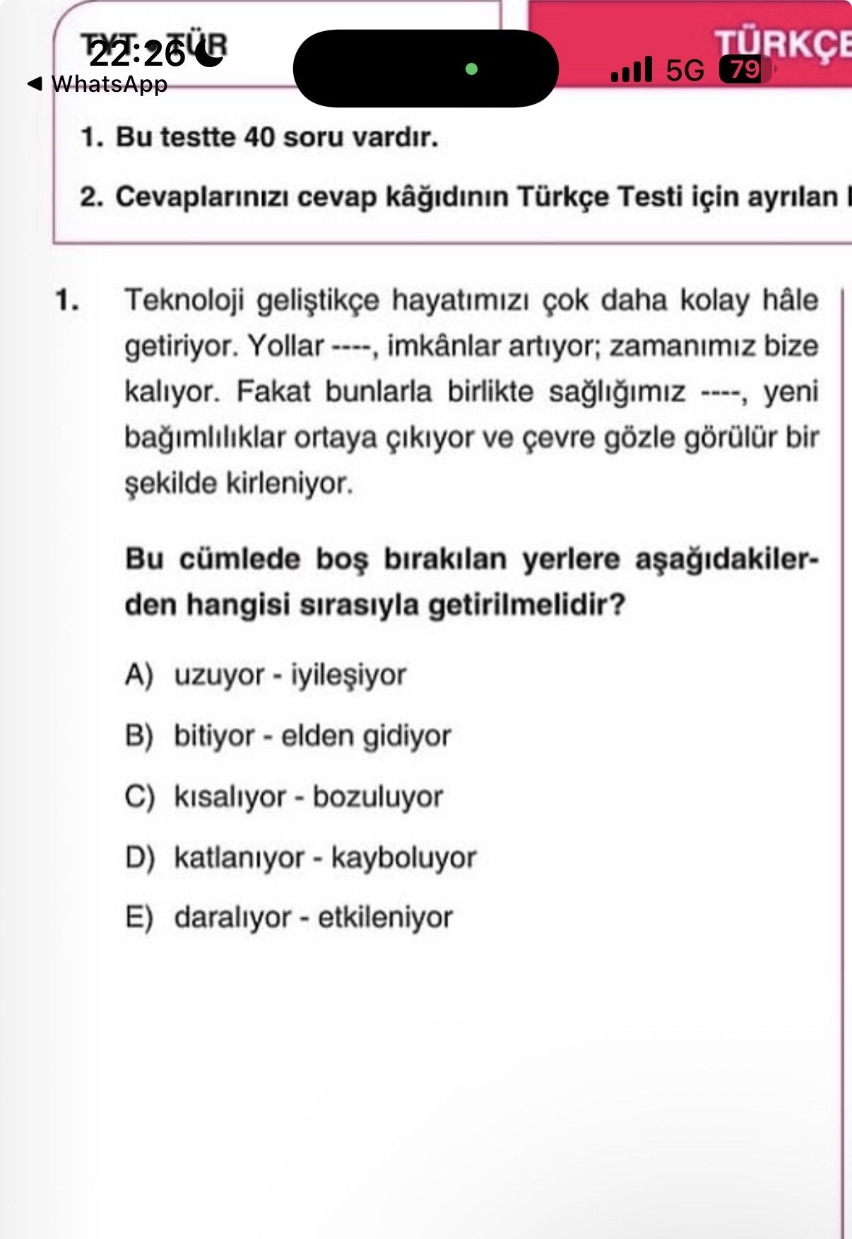 Teknoloji geliştikçe hayatımızı çok daha kolay hâle getiriyor. Yollar ----, imkânlar artıyor