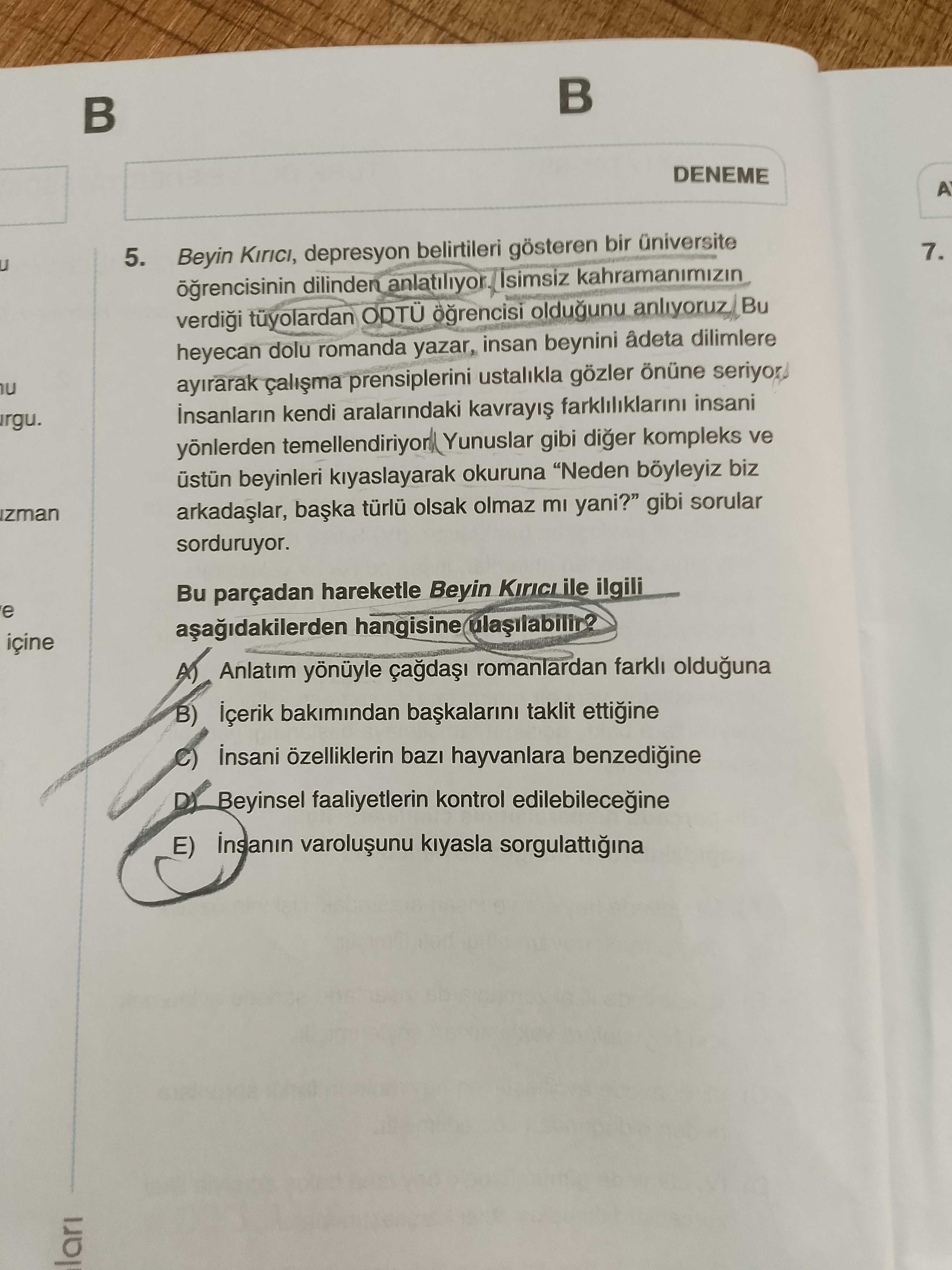 Beyin Kırıcı, depresyon belirtileri gösteren bir üniversite öğrencisinin dilinden anlatılıyor