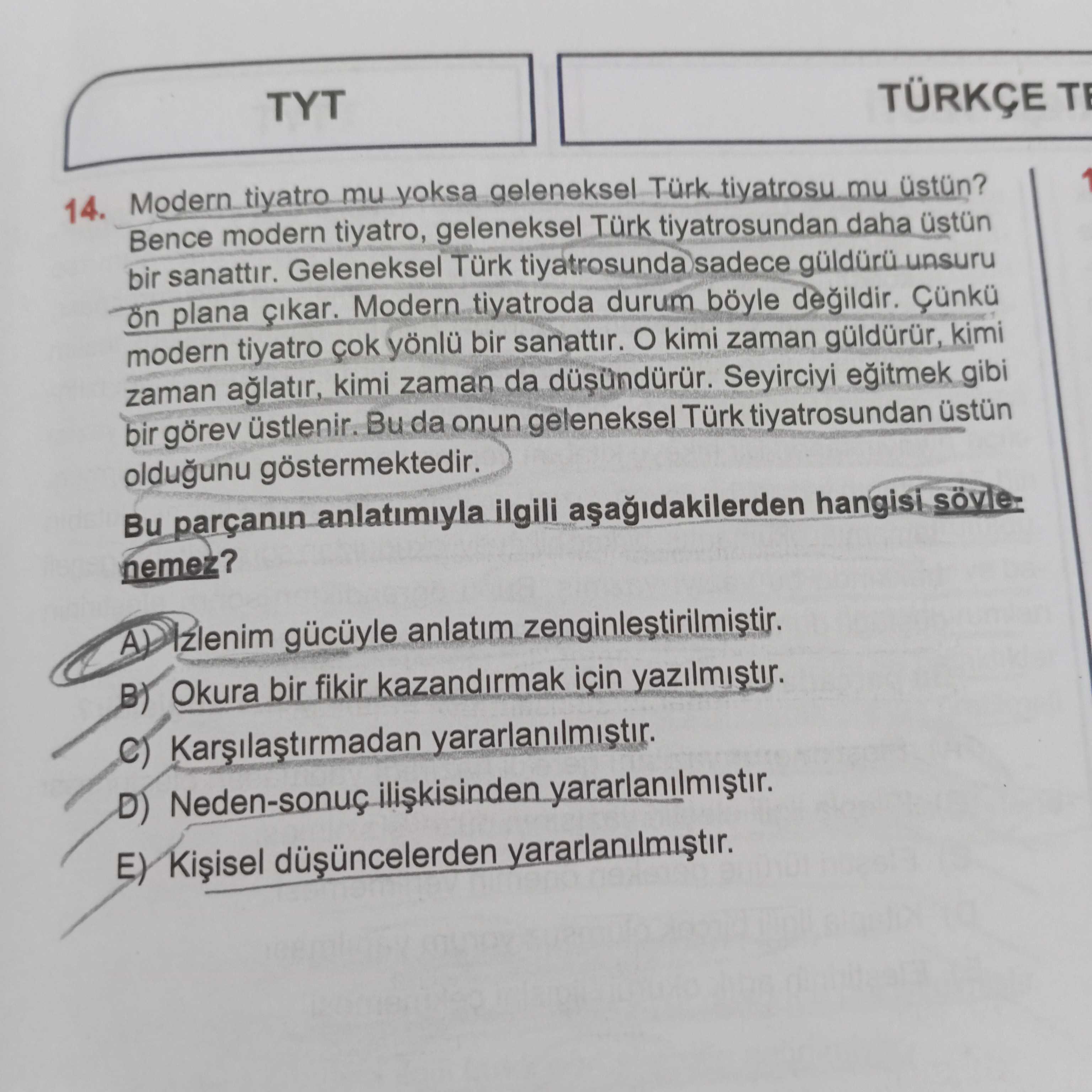 Modern tiyatro mu yoksa geleneksel Türk tiyatrosu mu üstün? Bence modern tiyatro, geleneksel Türk
