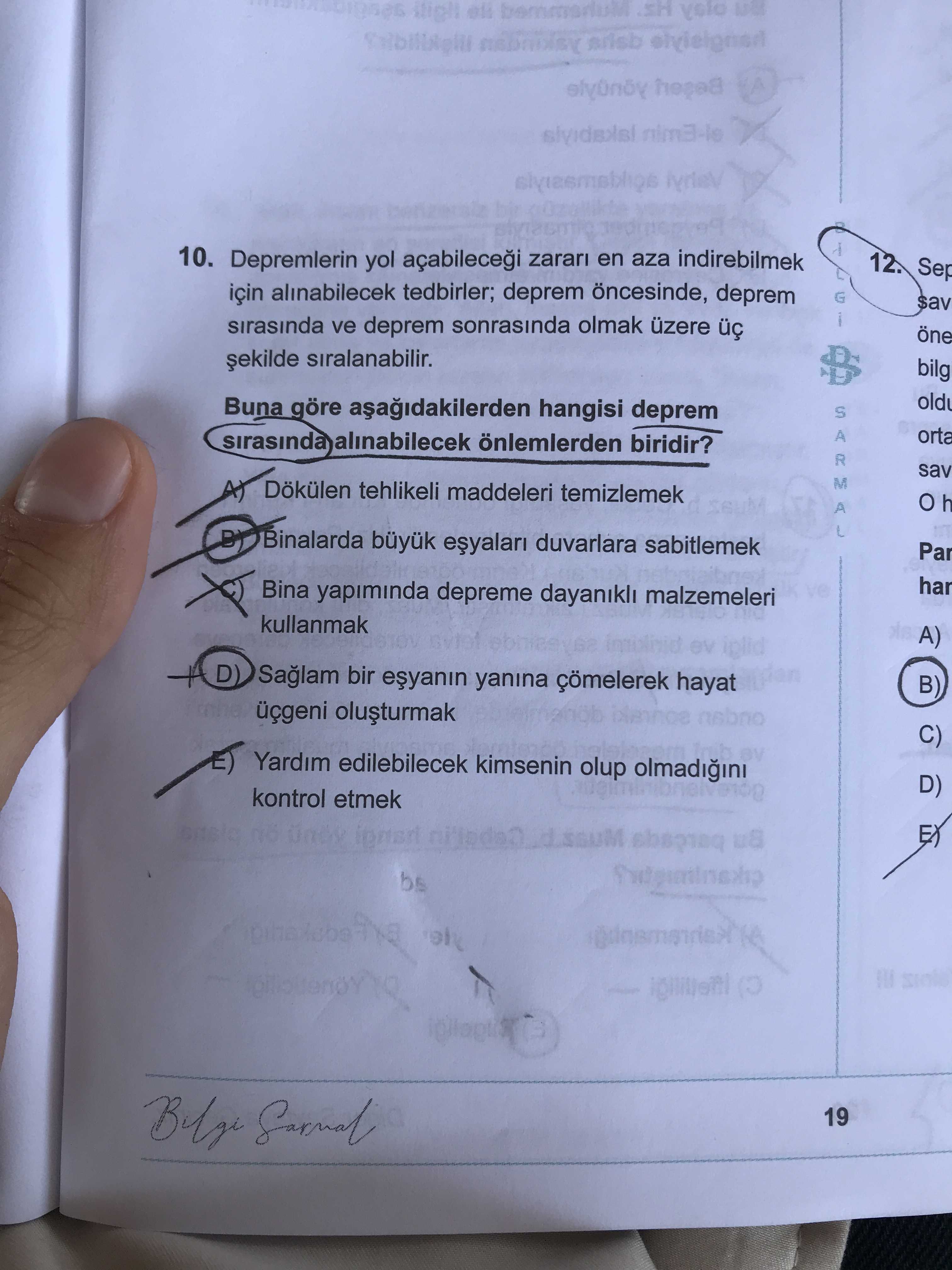 Depremlerin yol açabileceği zararı en aza indirebilmek için alınabilecek tedbirler; deprem