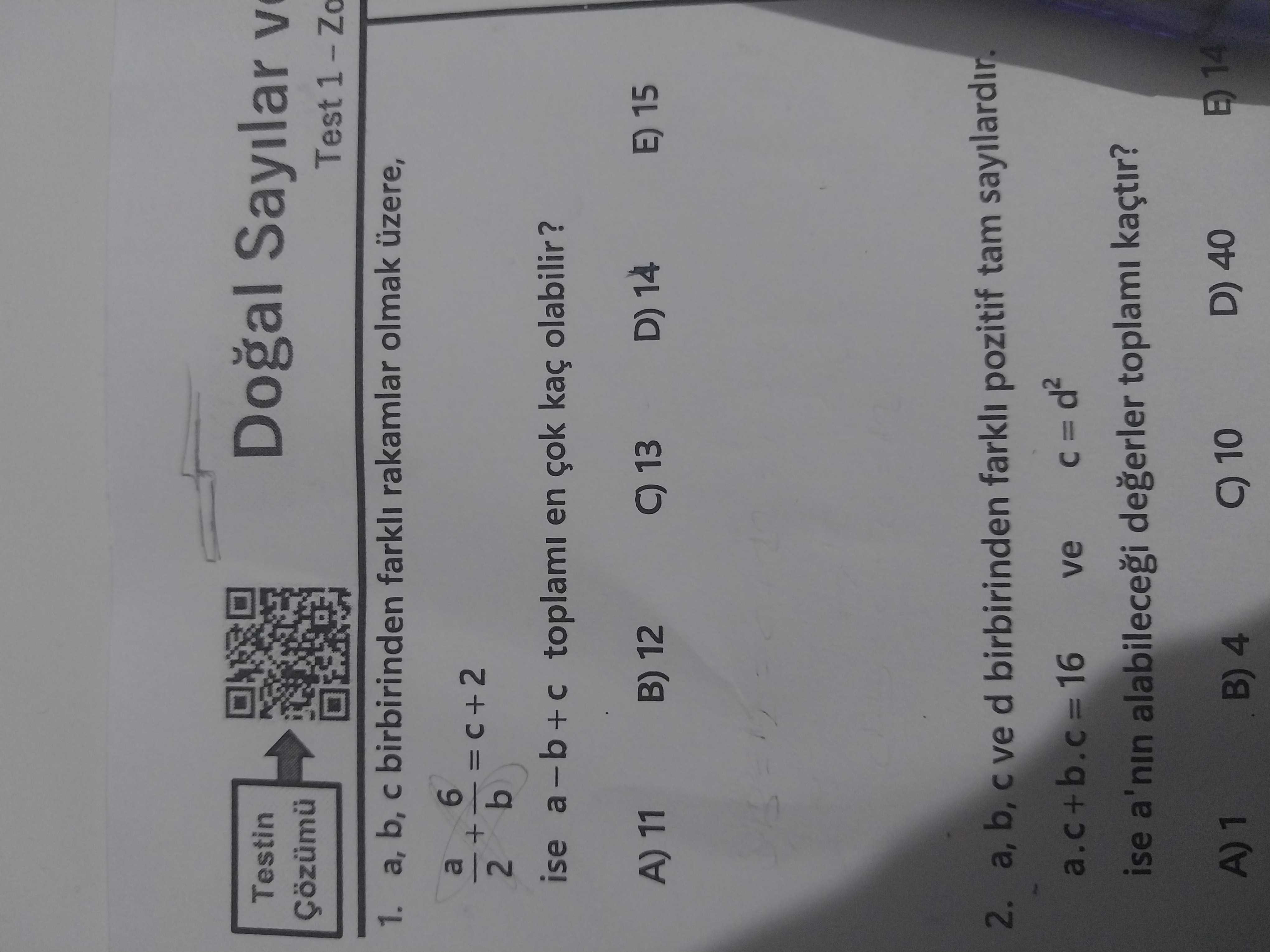 Matematik (11. Sınıf)