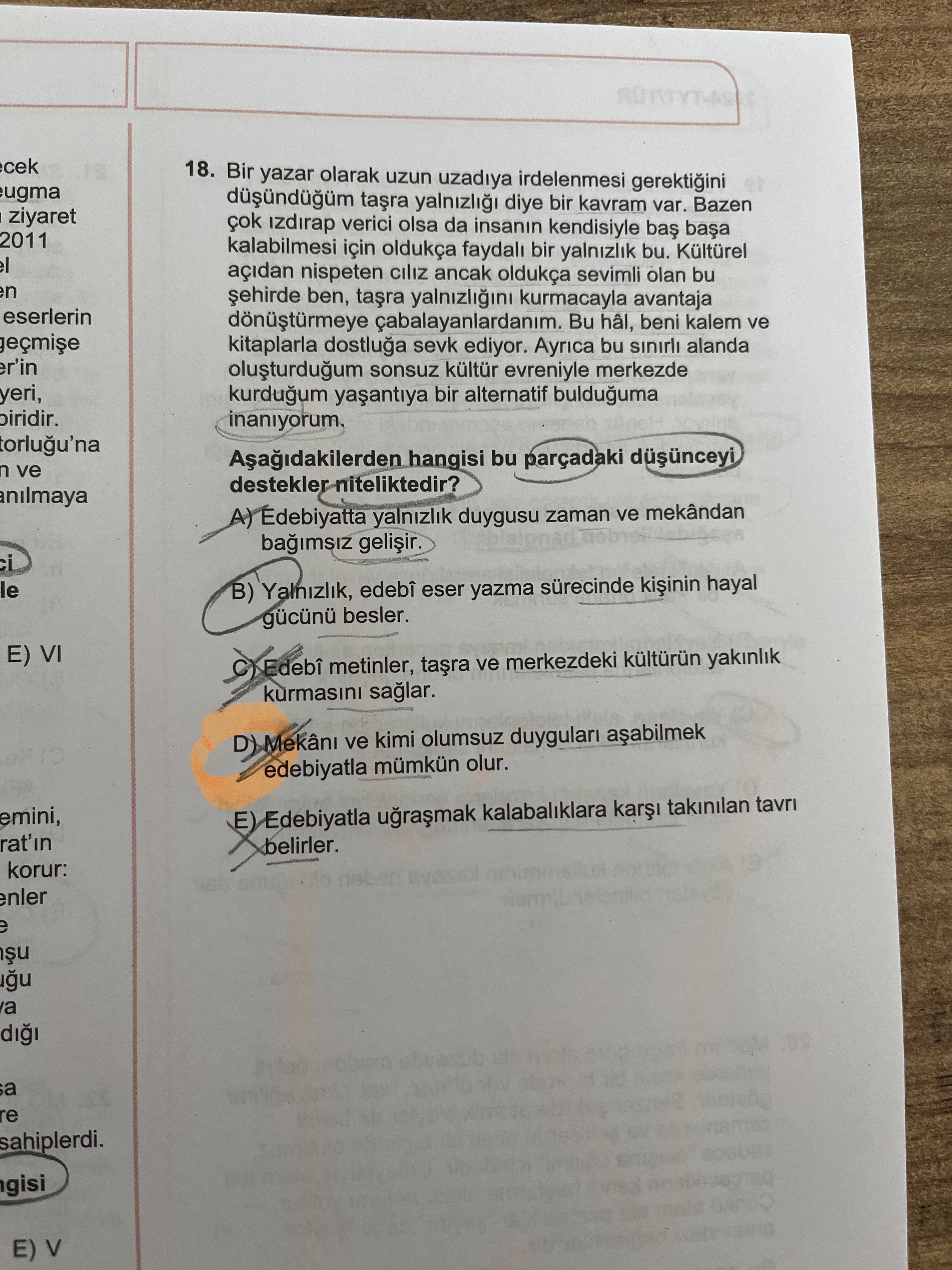 Bir yazar olarak uzun uzadıya irdelenmesi gerektiğini düşündüğüm taşra yalnızlığı diye bir kavram