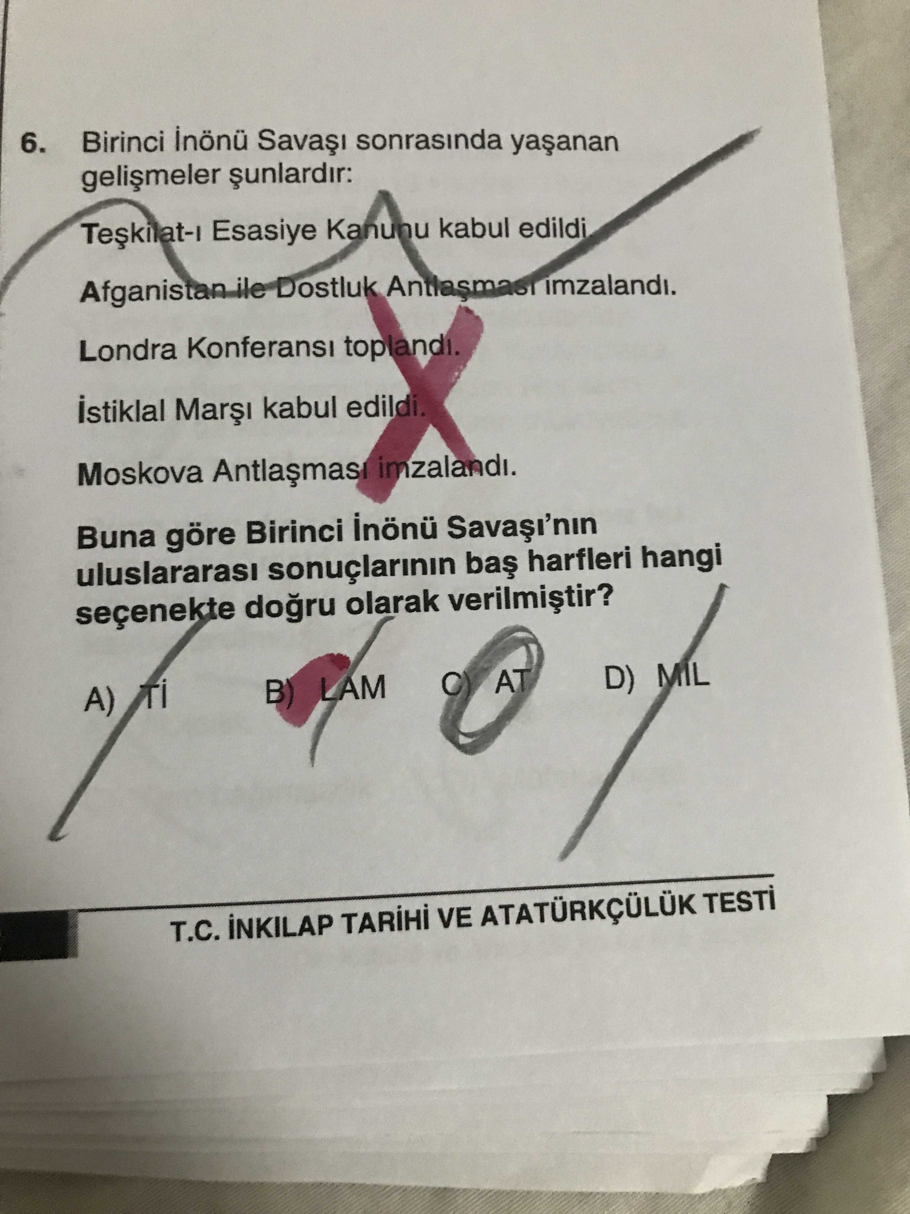 Birinci İnönü Savaşı sonrasında yaşanan gelişmeler şunlardır: Teşkilat-ı Esasiye Kanunu kabul