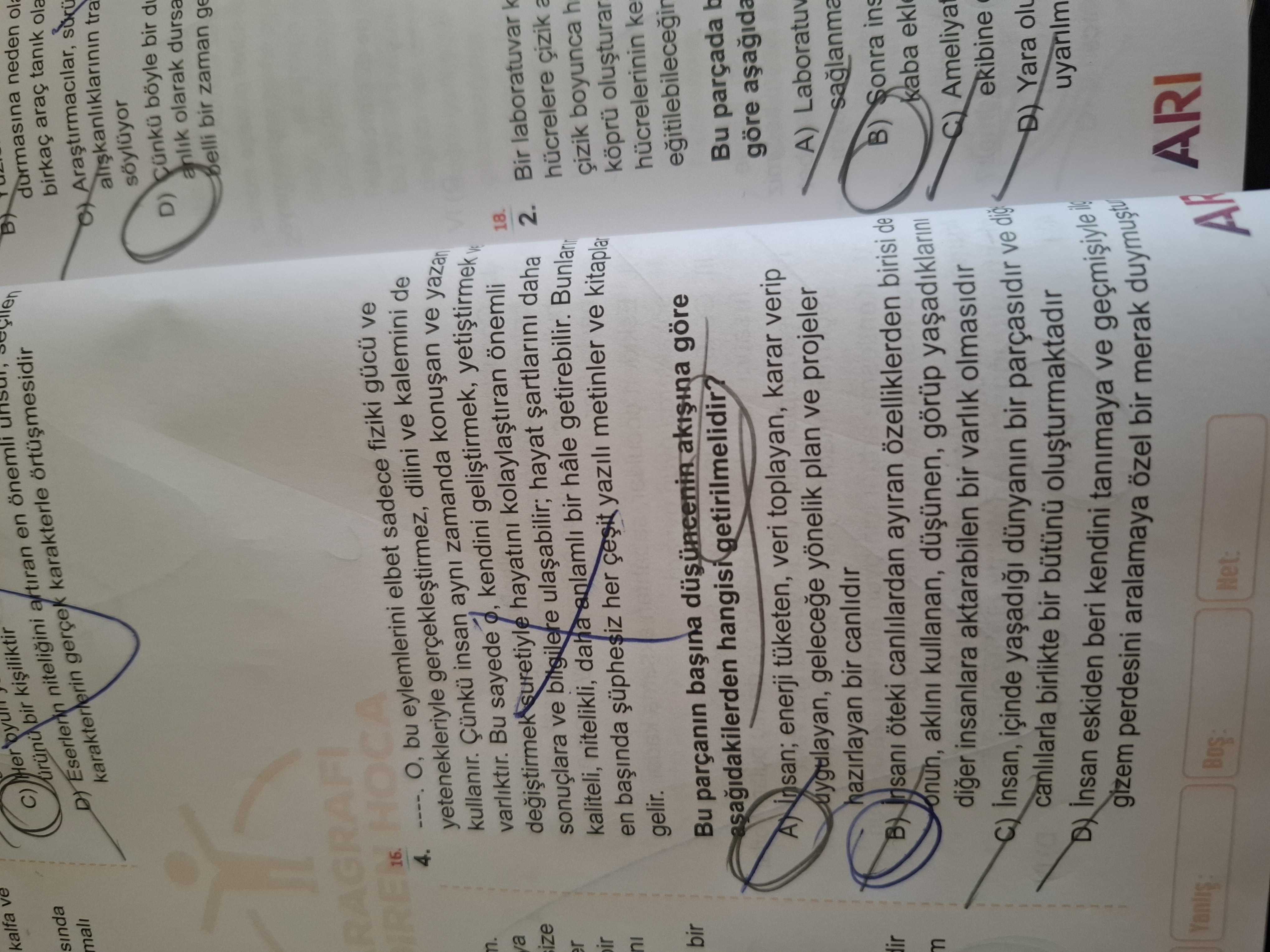 ----. O, bu eylemlerini elbet sadece fiziki gücü ve yetenekleriyle gerçekleştirmez, dilini ve