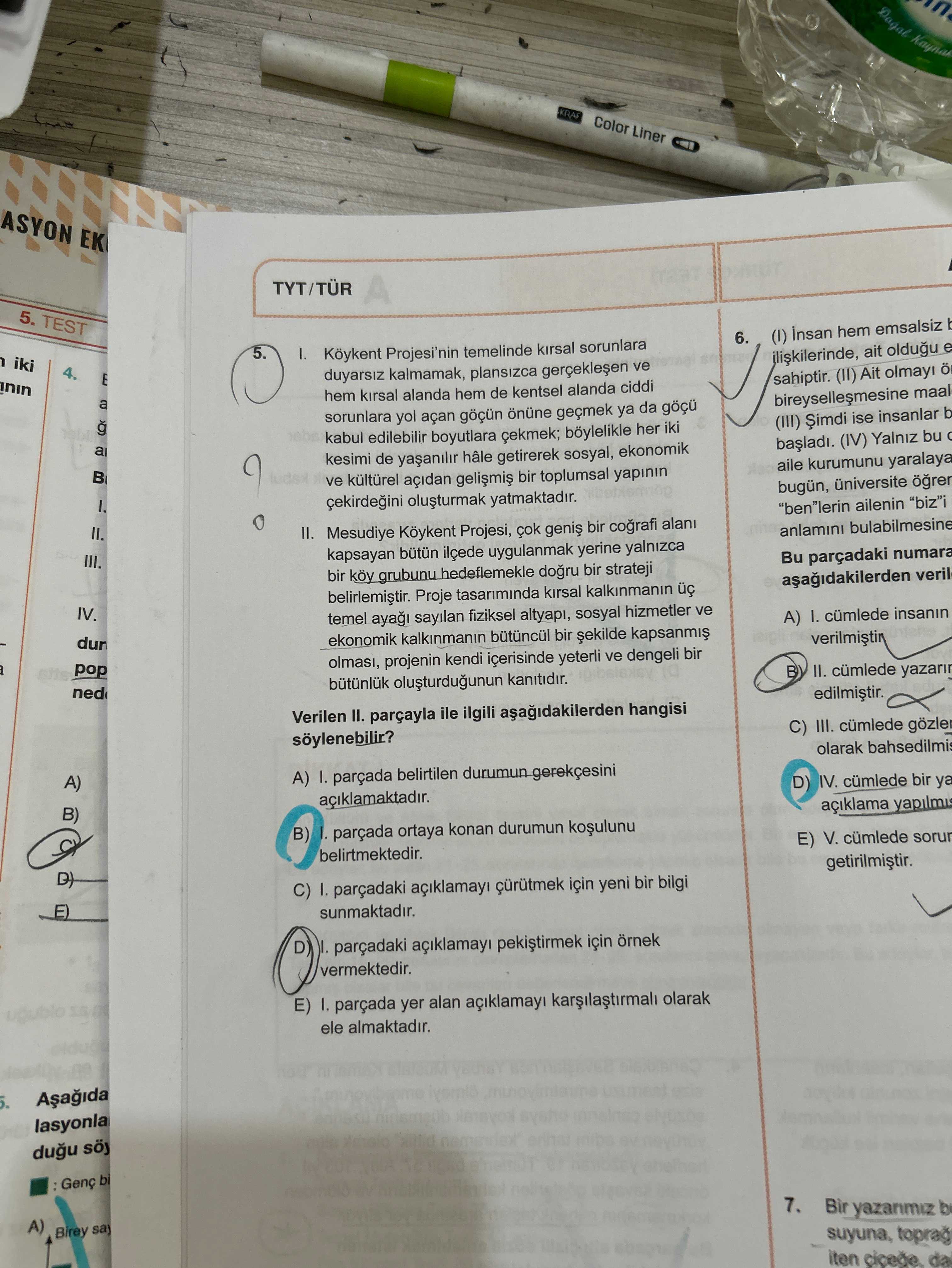 I. Köykent Projesi'nin temelinde kırsal sorunlara duyarsız kalmamak, plansızca gerçekleşen ve hem