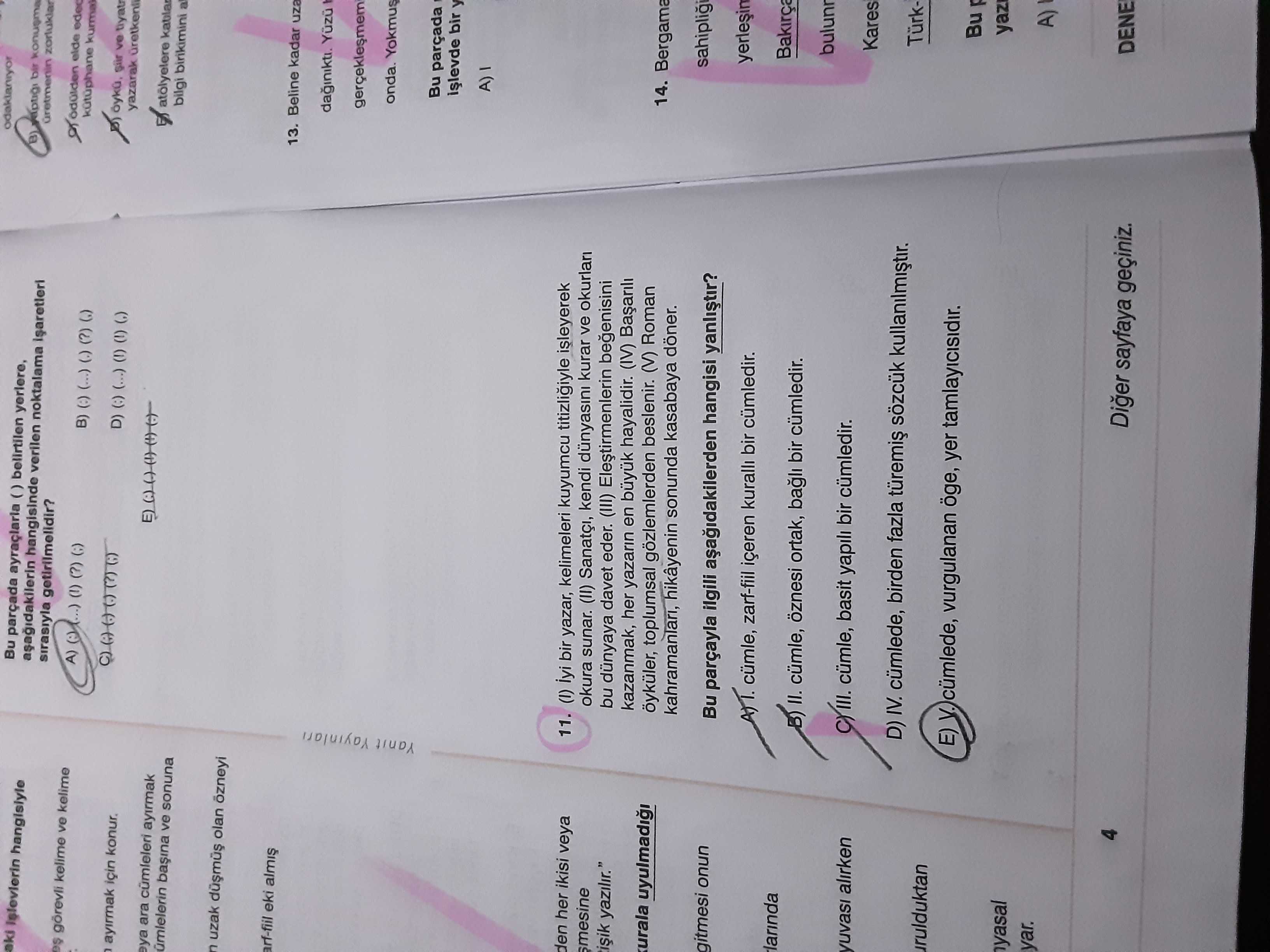 (I) İyi bir yazar, kelimeleri kuyumcu titizliğiyle işleyerek okura sunar. (II) Sanatçı, kendi