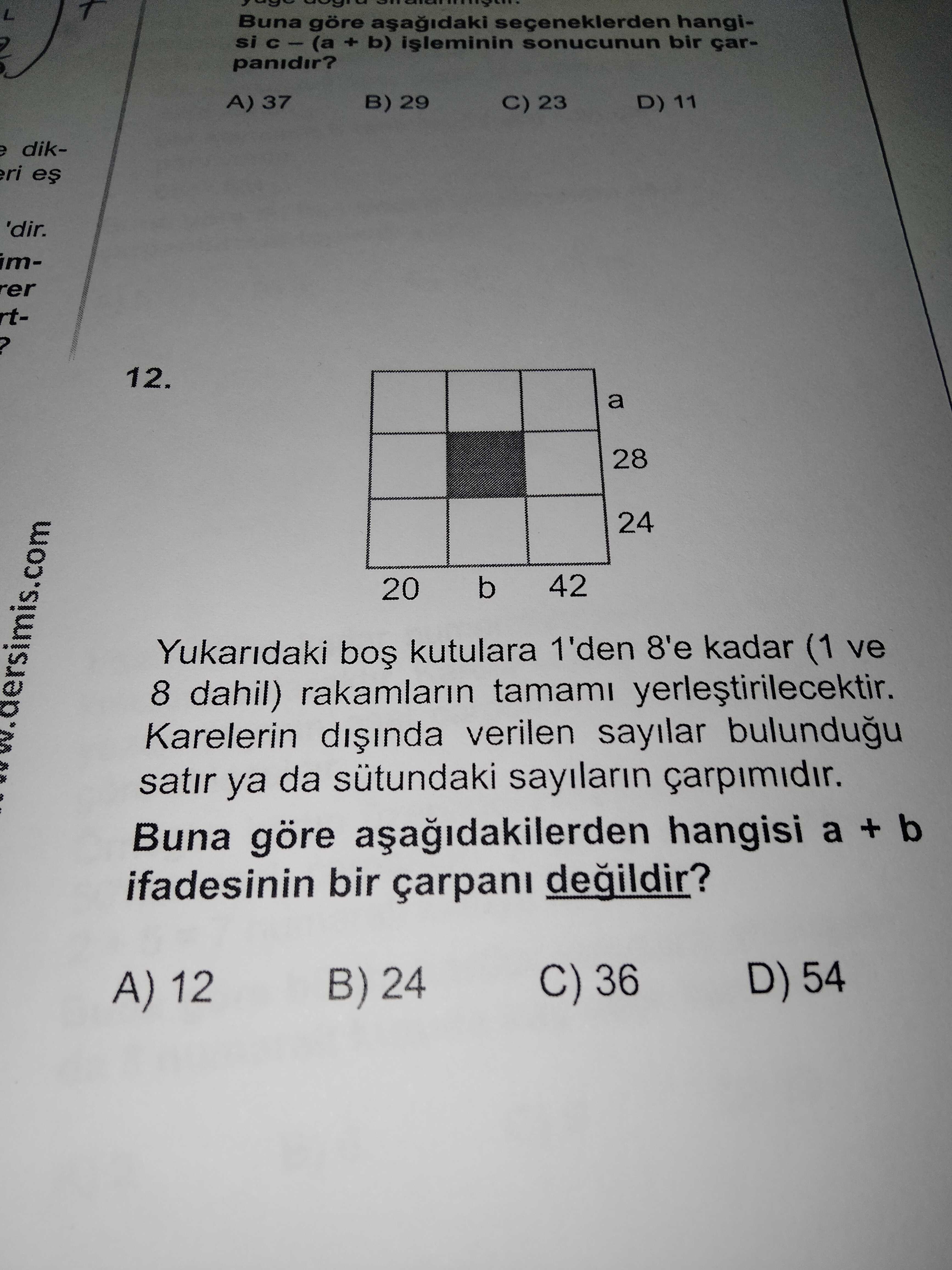 Matematik (8. Sınıf)