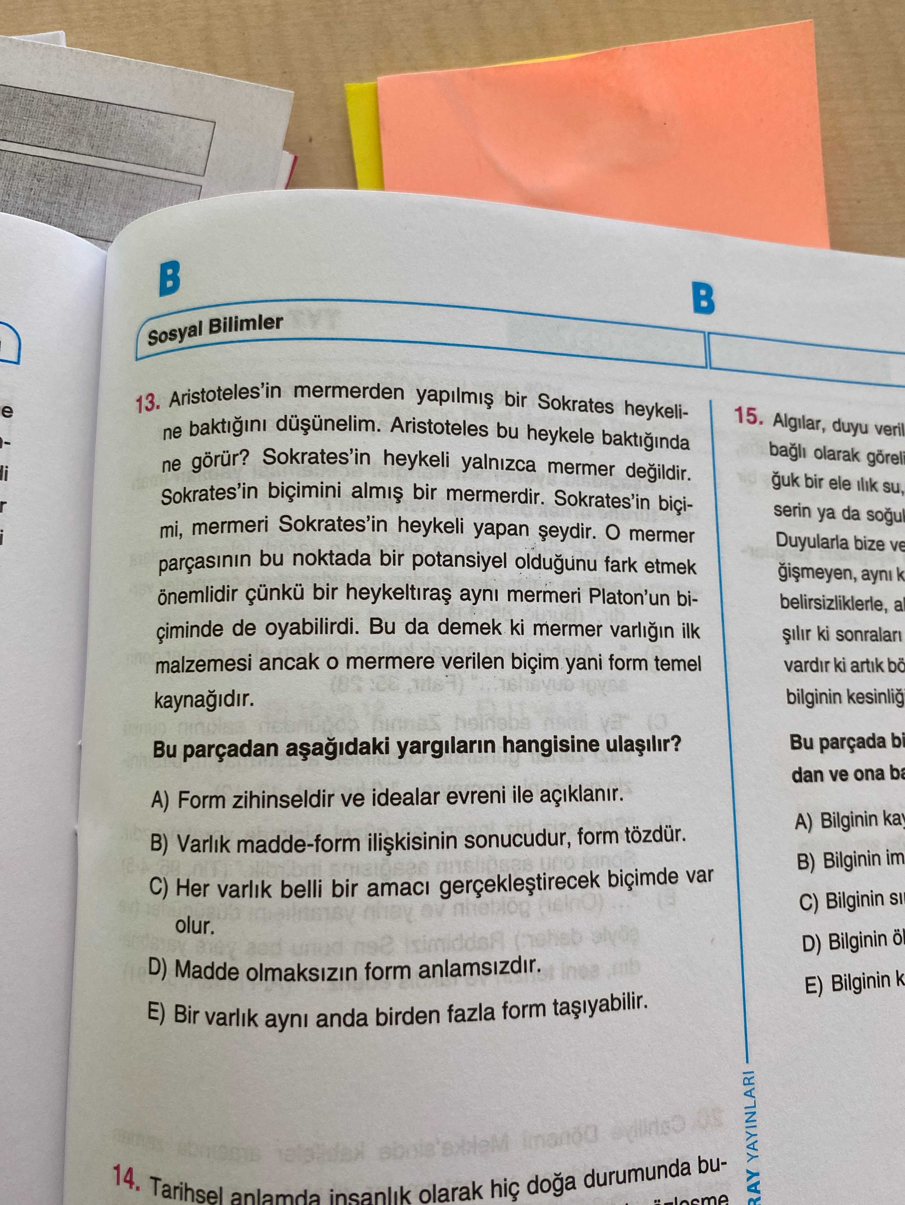 Felsefe (12. Sınıf)