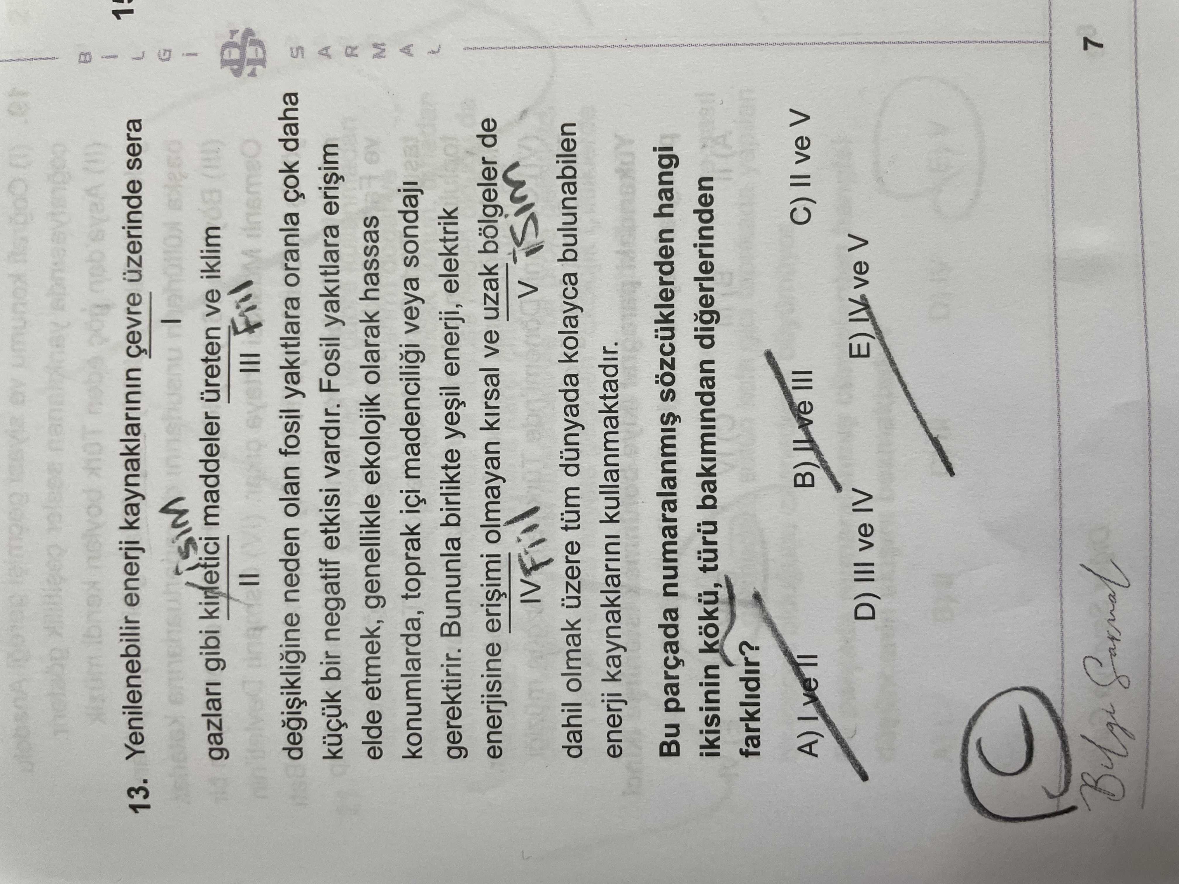 Yenilenebilir enerji kaynaklarının çevre üzerinde sera gazları gibi kinetici maddeler üreten ve