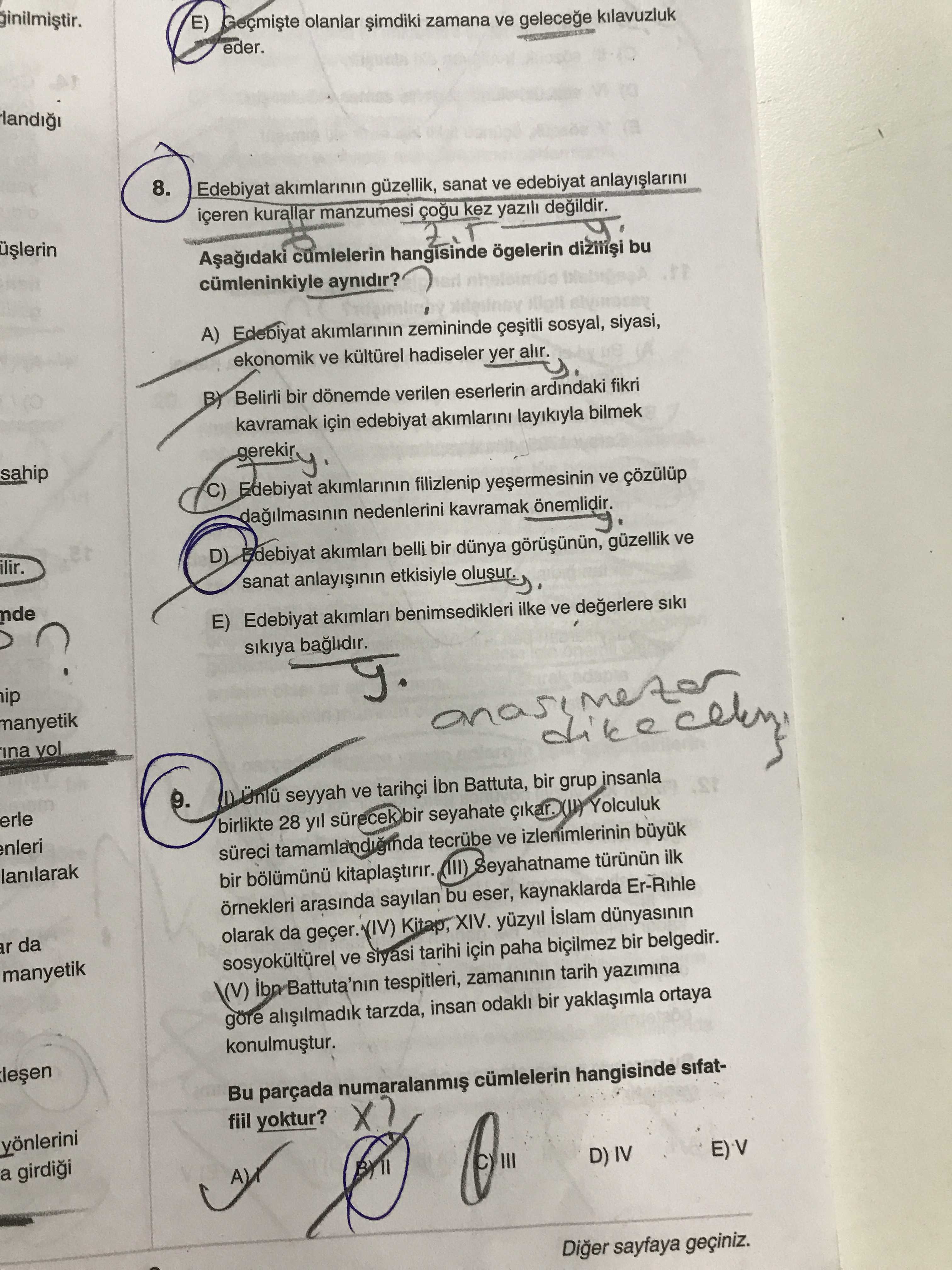 Edebiyat akımlarının güzellik, sanat ve edebiyat anlayışlarını içeren kurallar manzumesi çoğu kez