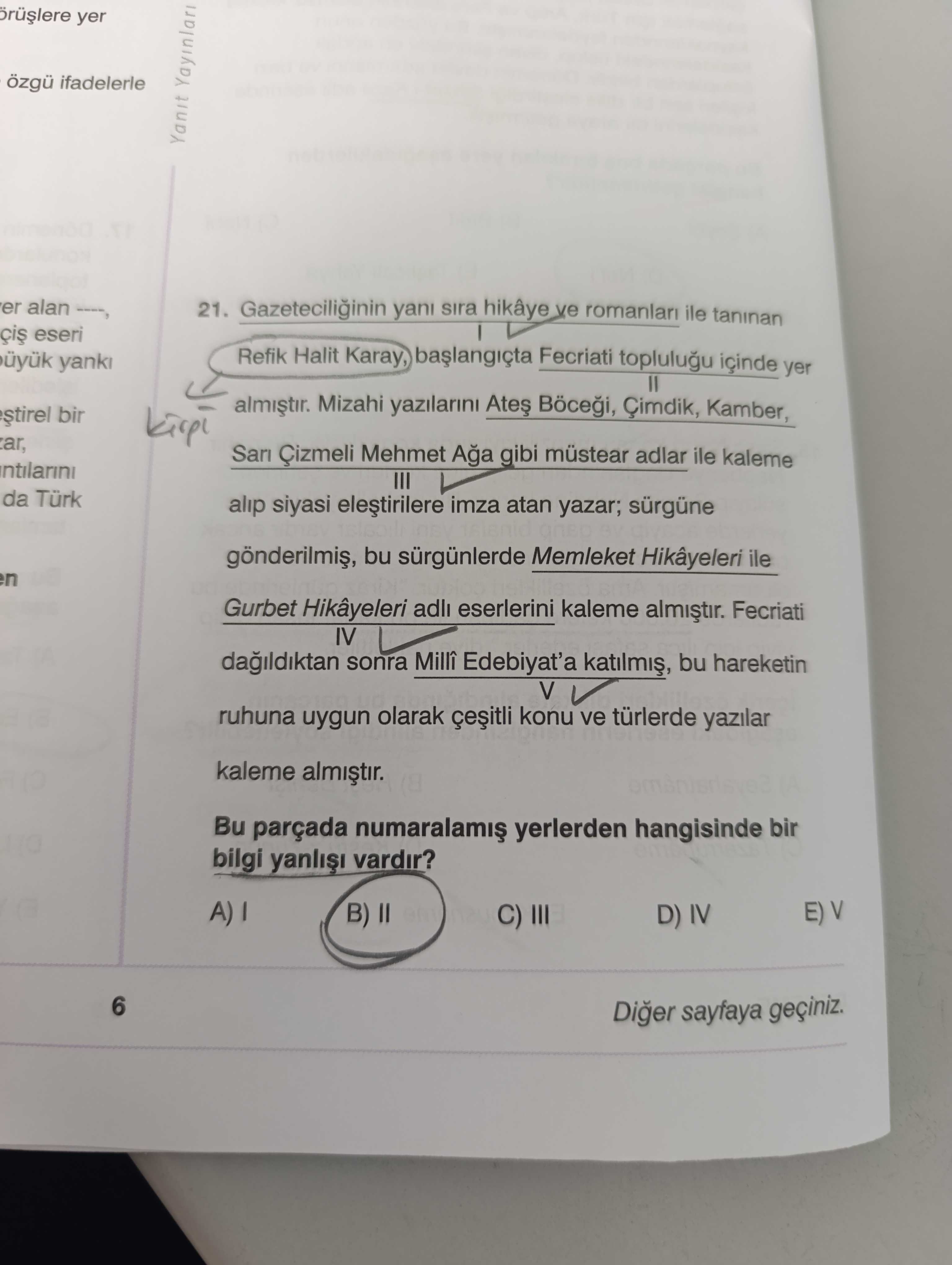 Gazeteciliğinin yanı sıra hikâye ve romanları ile tanınan I Refik Halit Karay, başlangıçta Fecriati