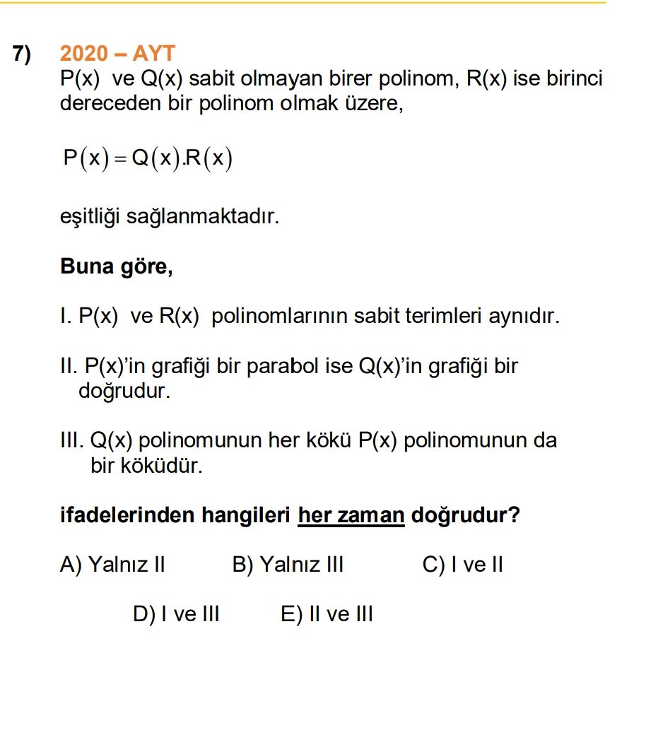 Matematik (11. Sınıf)