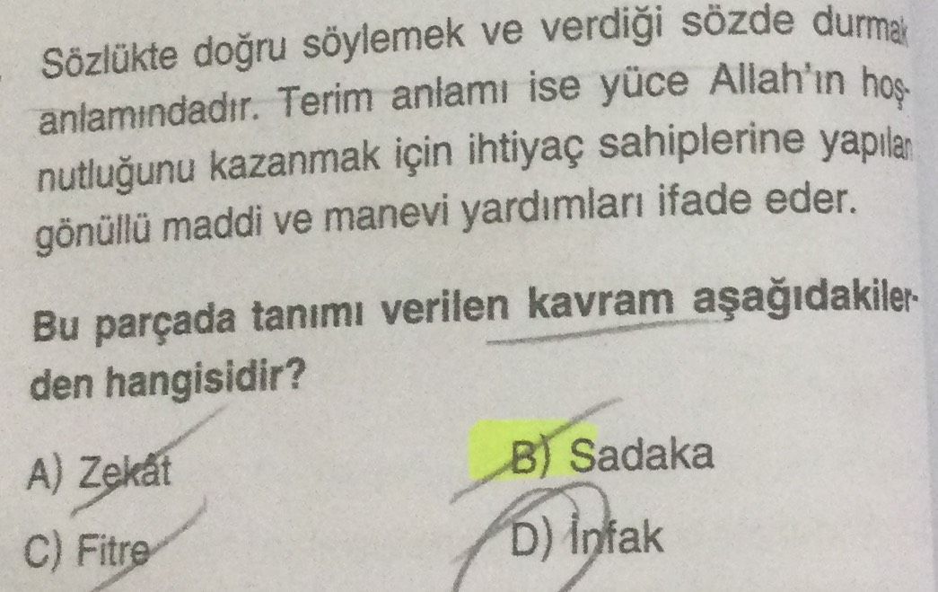 Sözlükte doğru söylemek ve verdiği sözde durmak anlamındadır. Terim anlamı ise yüce Allah'ın