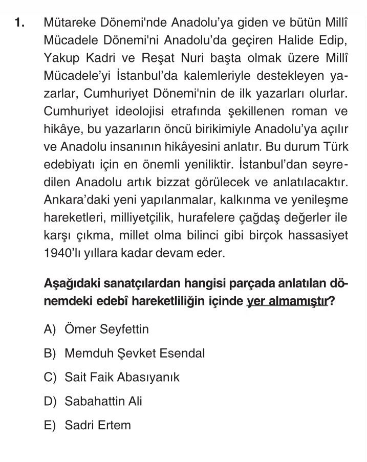 Mütareke Dönemi'nde Anadolu'ya giden ve bütün Millî Mücadele Dönemi'ni Anadolu'da geçiren Halide