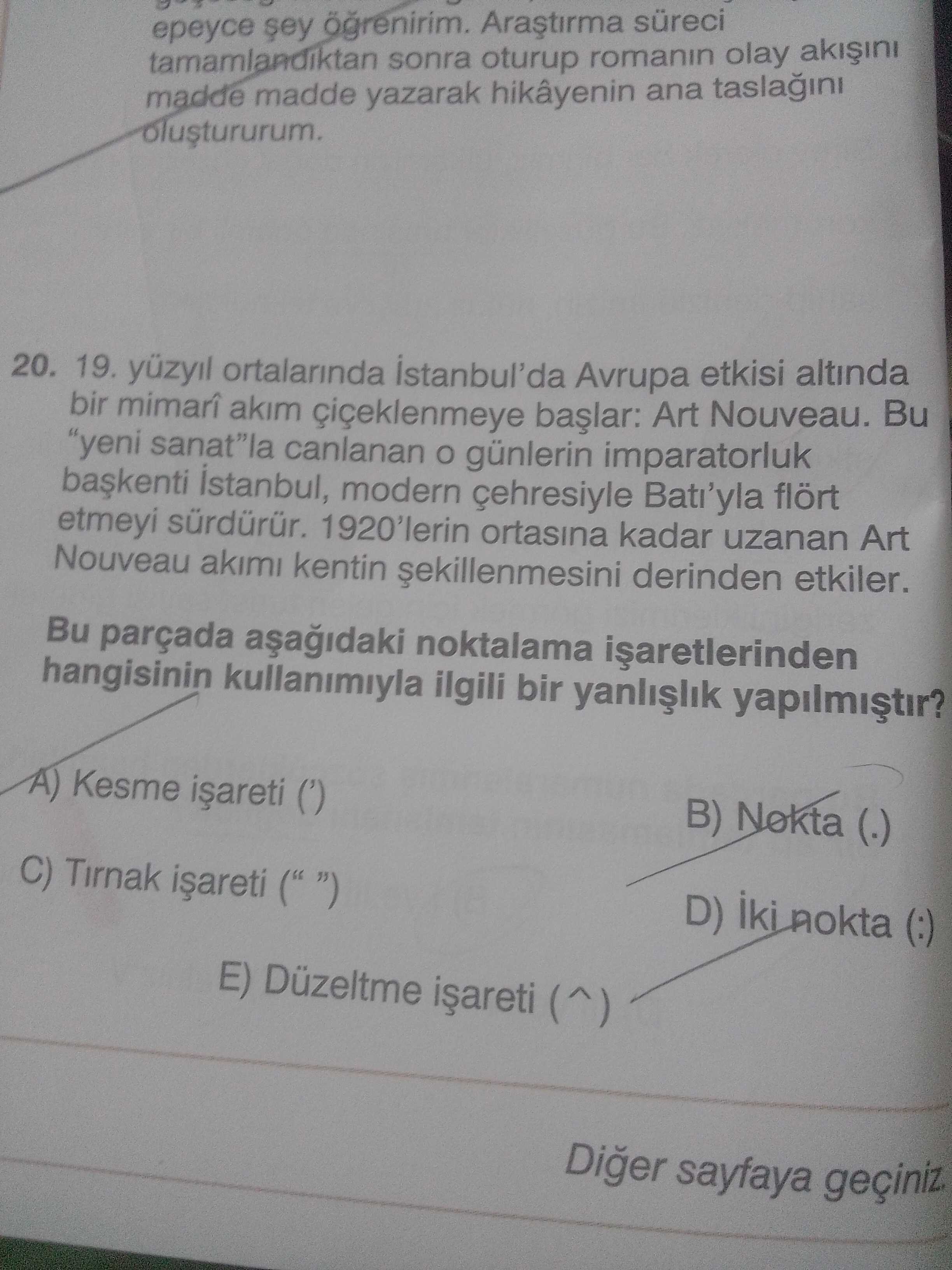 19. yüzyıl ortalarında İstanbul'da Avrupa etkisi altında bir mimarî akım çiçeklenmeye başlar: Art