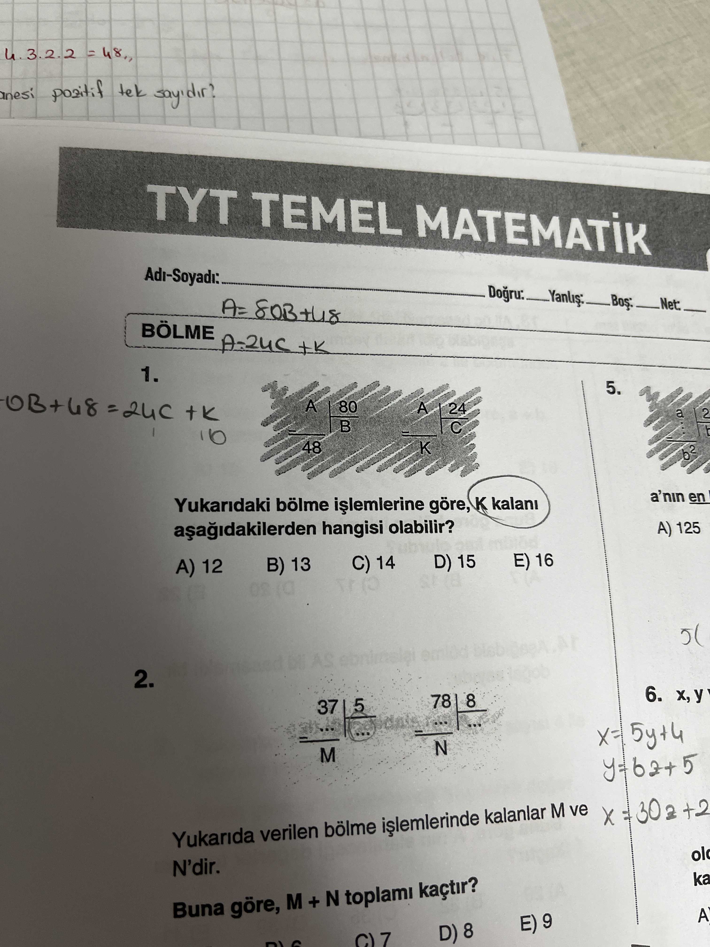 Matematik (Mezun)
