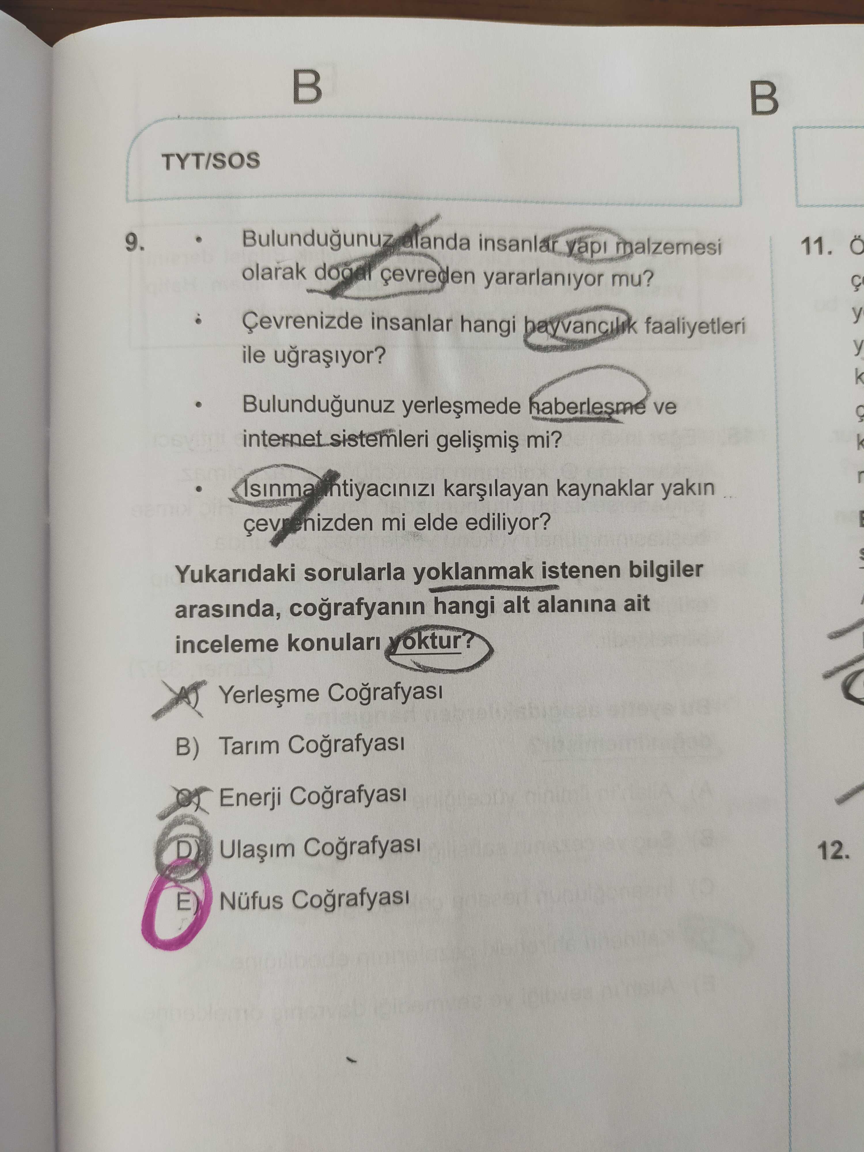 • Bulunduğunuz alanda insanlar yapı malzemesi olarak doğal çevreden yararlanıyor mu? • Çevrenizde