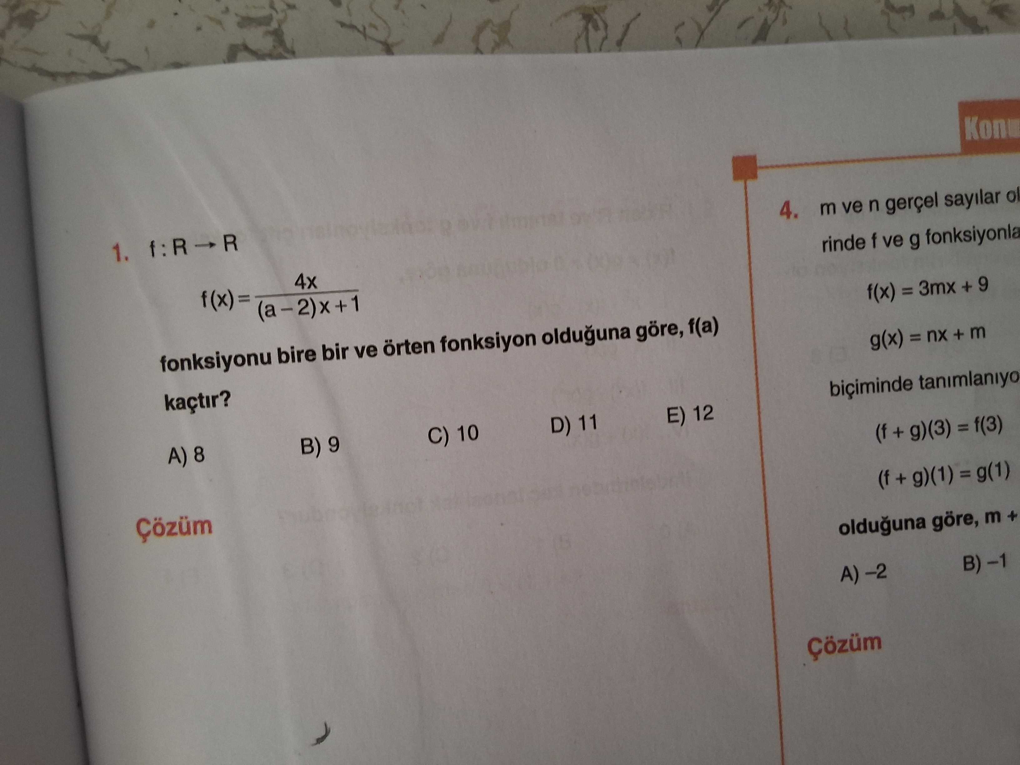 Matematik (12. Sınıf)