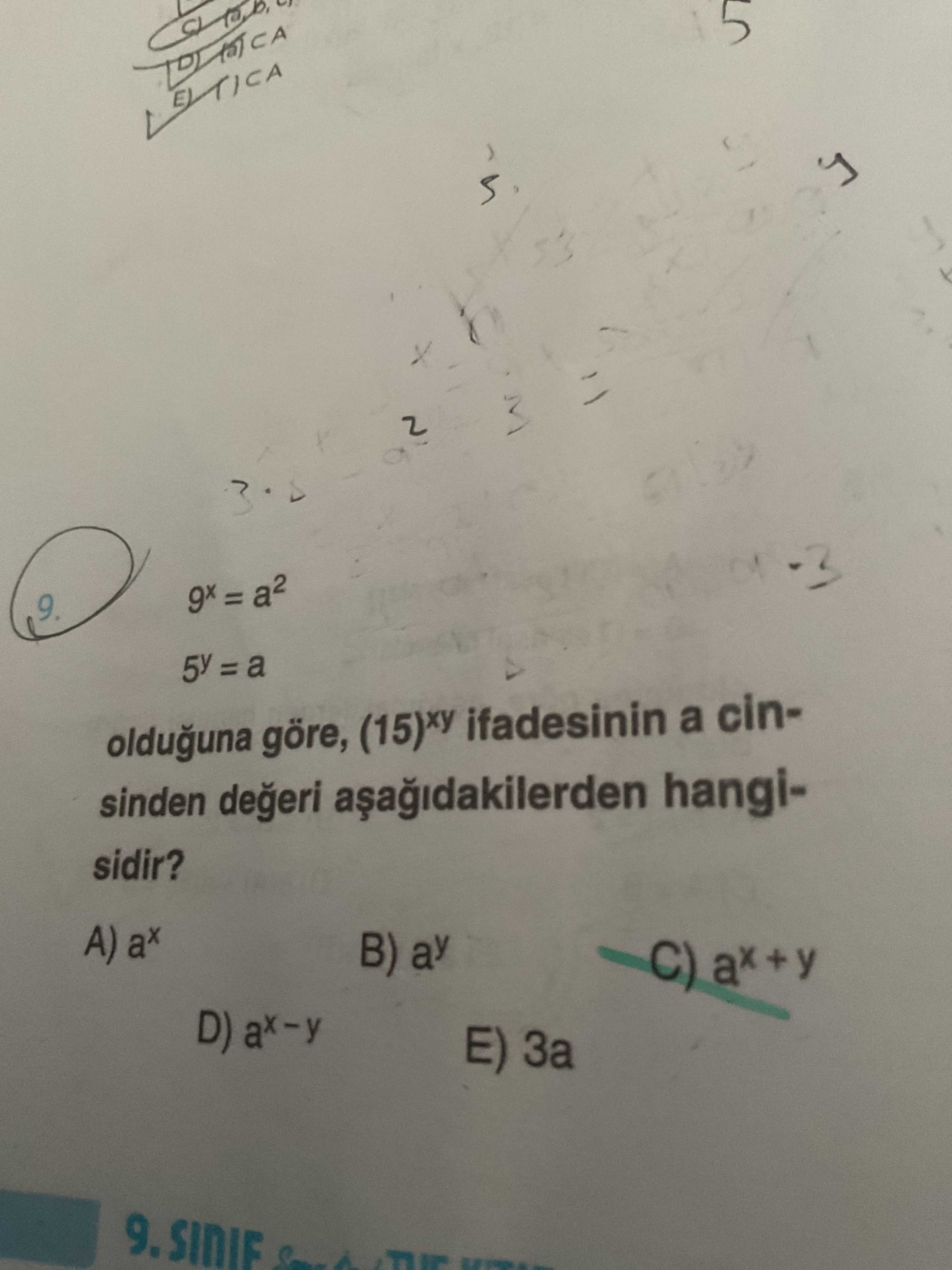 ABCDEF düzgün altıgeni orijin etrafında pozitif yönde 90° döndürülerek A'B'C'D'E'F' elde ediliyor. [E'C'] nın orta noktasının