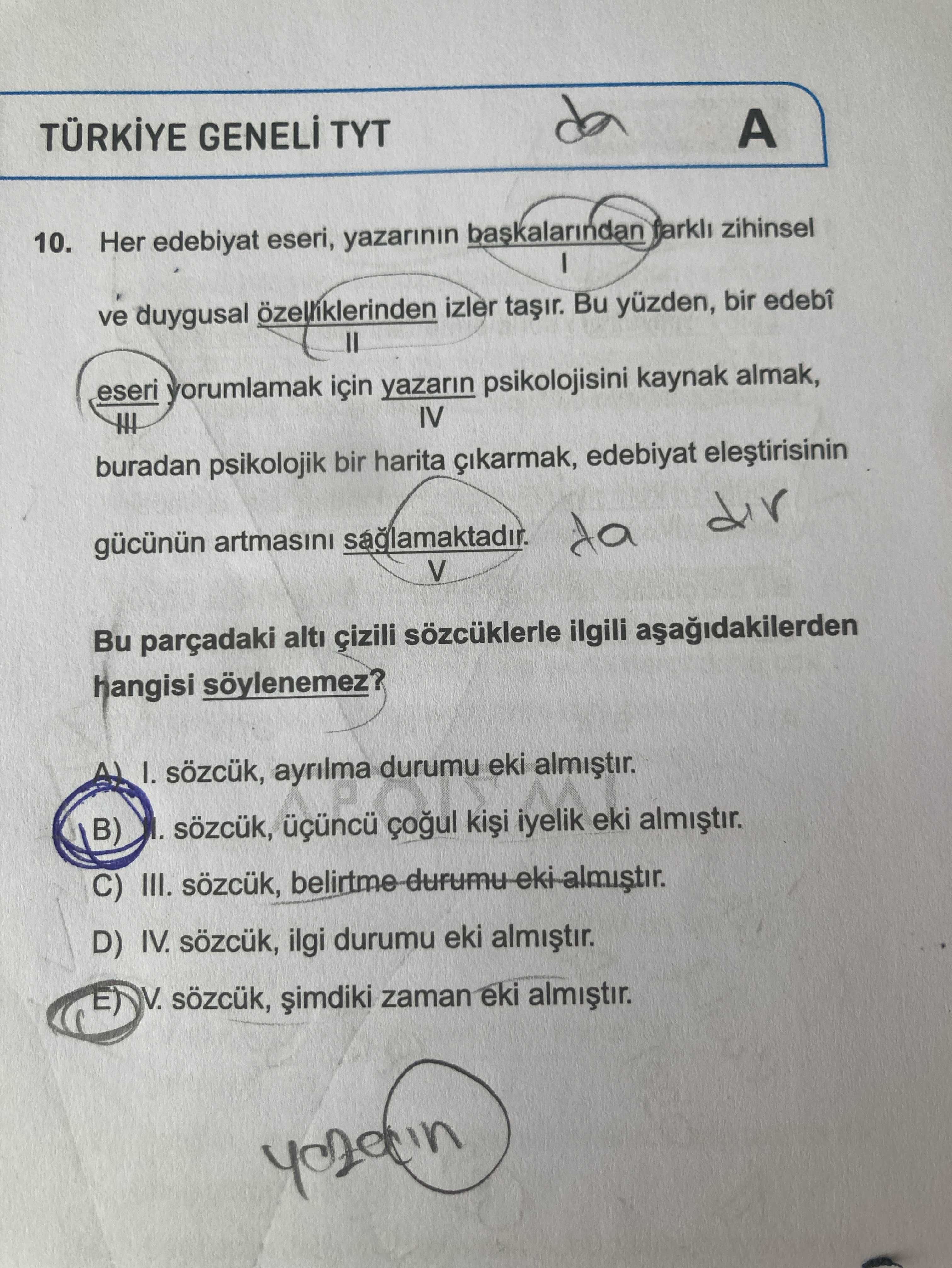 Her edebiyat eseri, yazarının başkalarından farklı zihinsel ve duygusal özelliklerinden izler taşır