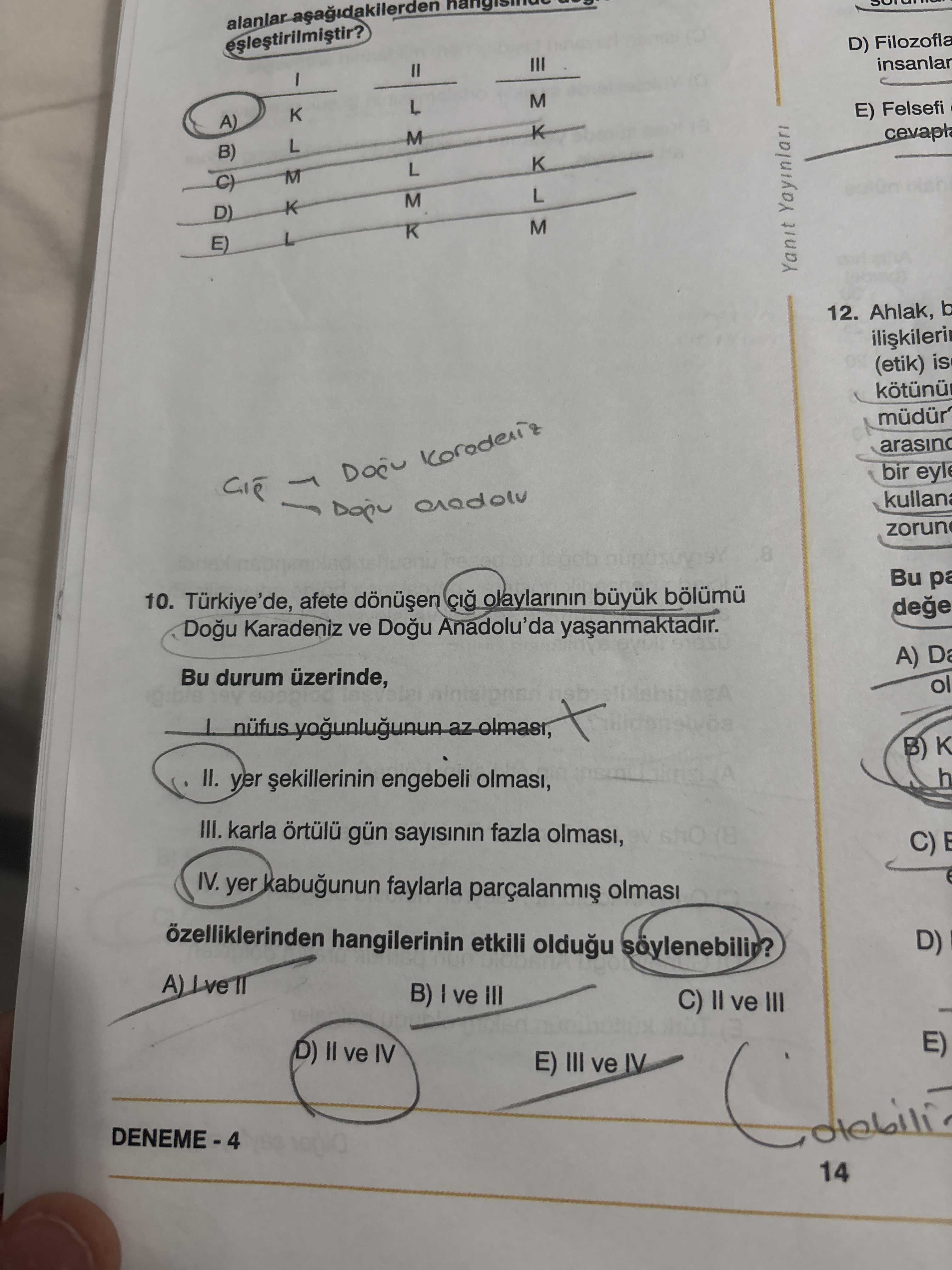 Türkiye'de, afete dönüşen çığ olaylarının büyük bölümü Doğu Karadeniz ve Doğu Anadolu'da