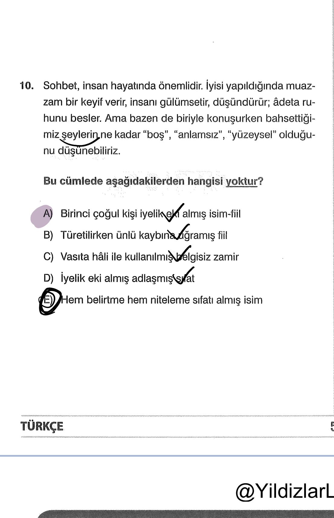 Sohbet, insan hayatında önemlidir. İyisi yapıldığında muazzam bir keyif verir, insanı gülümsetir