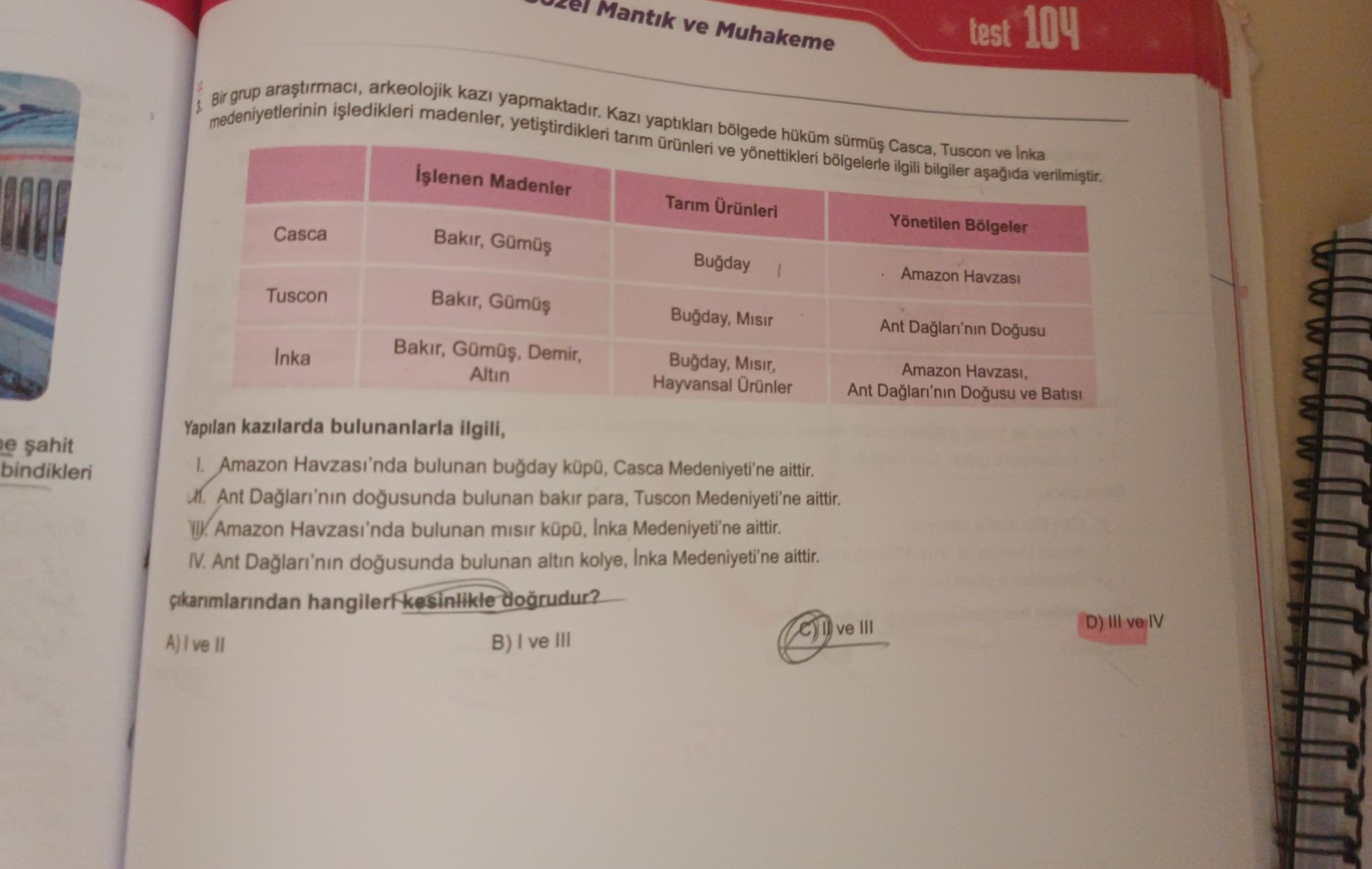 Bir grup araştırmacı, arkeolojik kazı yapmaktadır. Kazı yaptıkları bölgede hüküm sürmüş Casca