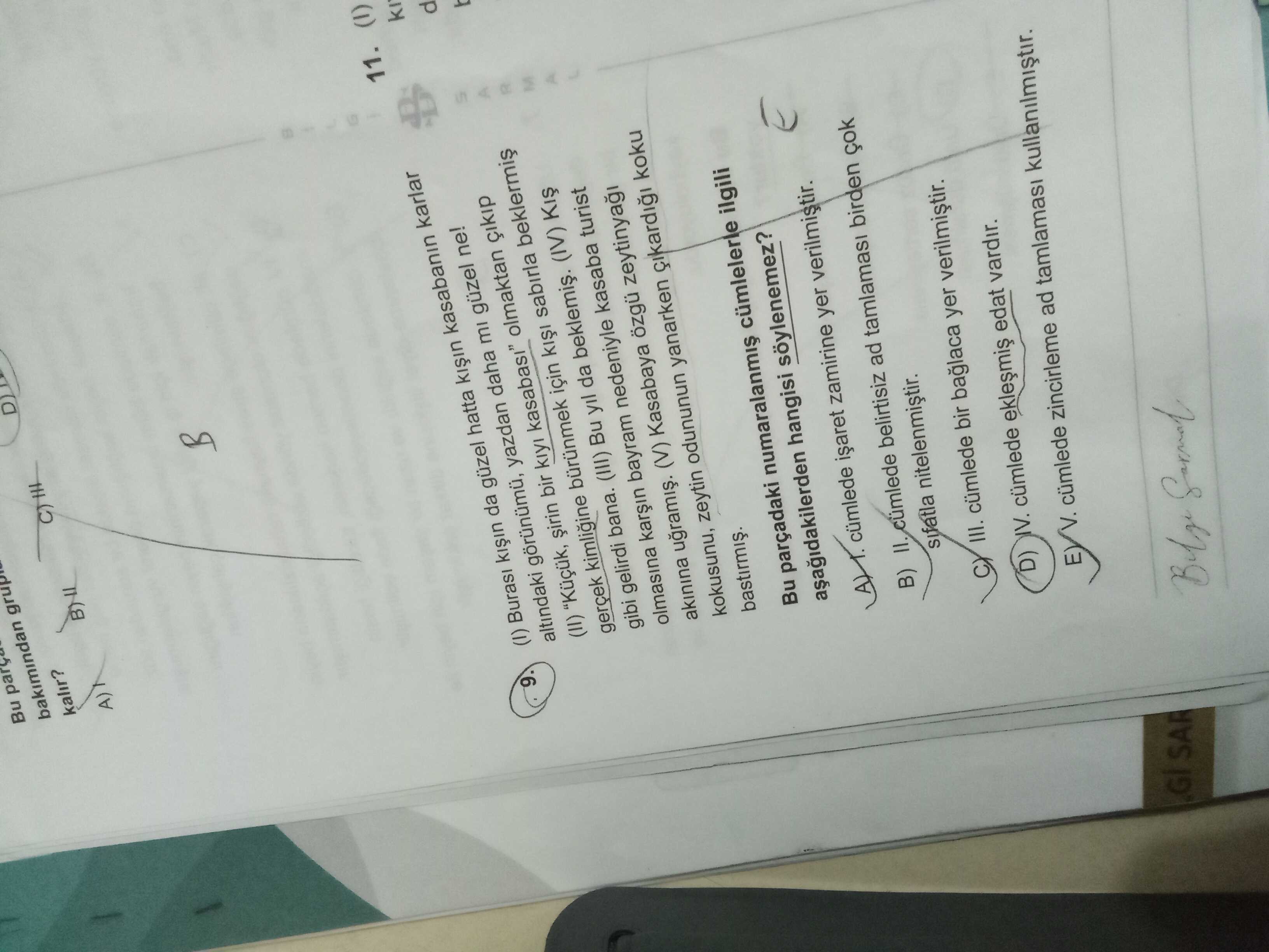 (I) Burası kışın da güzel hatta kışın kasabanın karlar altındaki görünümü, yazdan daha mı güzel ne!