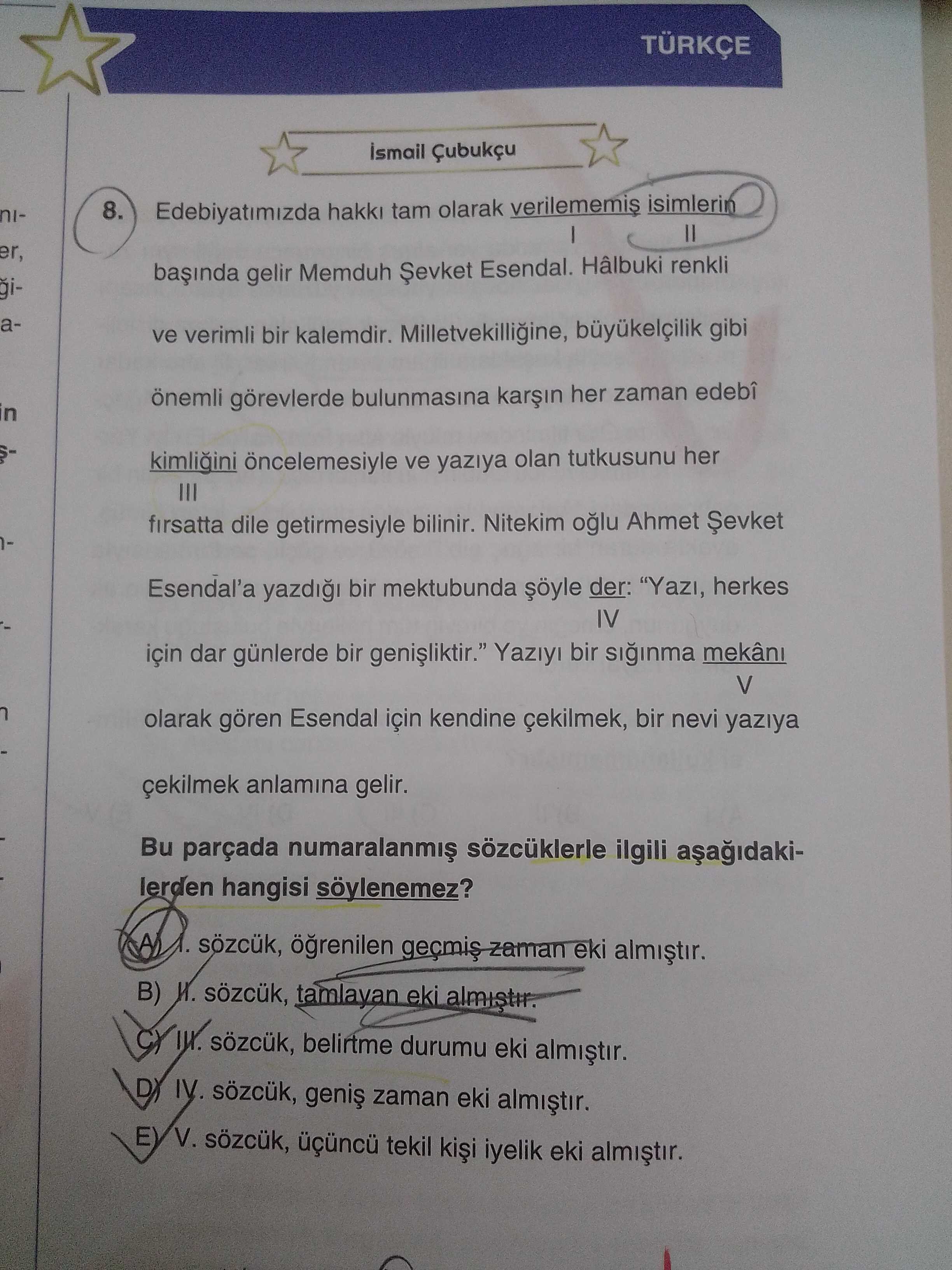 Edebiyatımızda hakkı tam olarak verilememiş isimlerin I II başında gelir Memduh Şevket Esendal