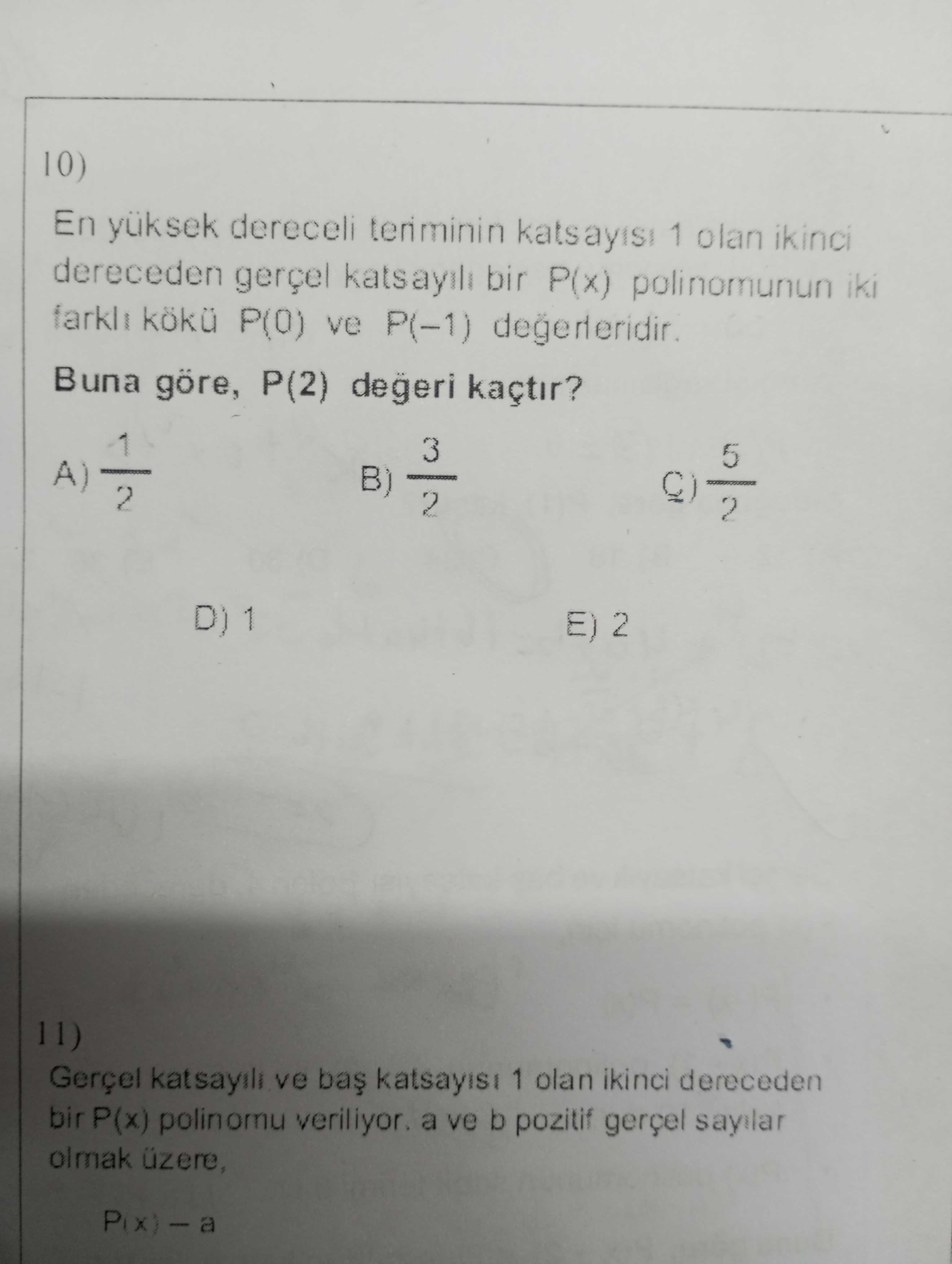 Matematik (11. Sınıf)