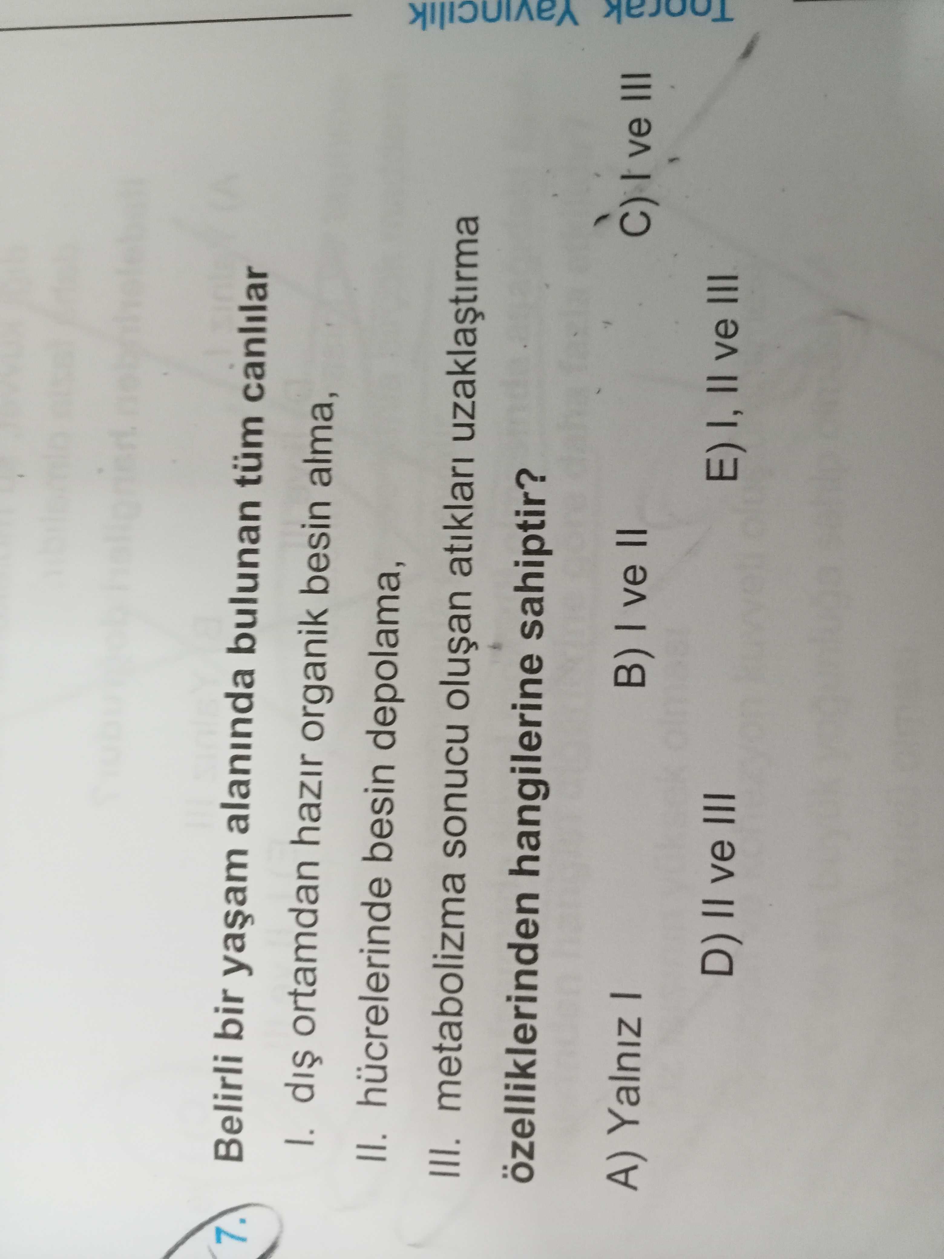 Biyoloji (11. Sınıf)
