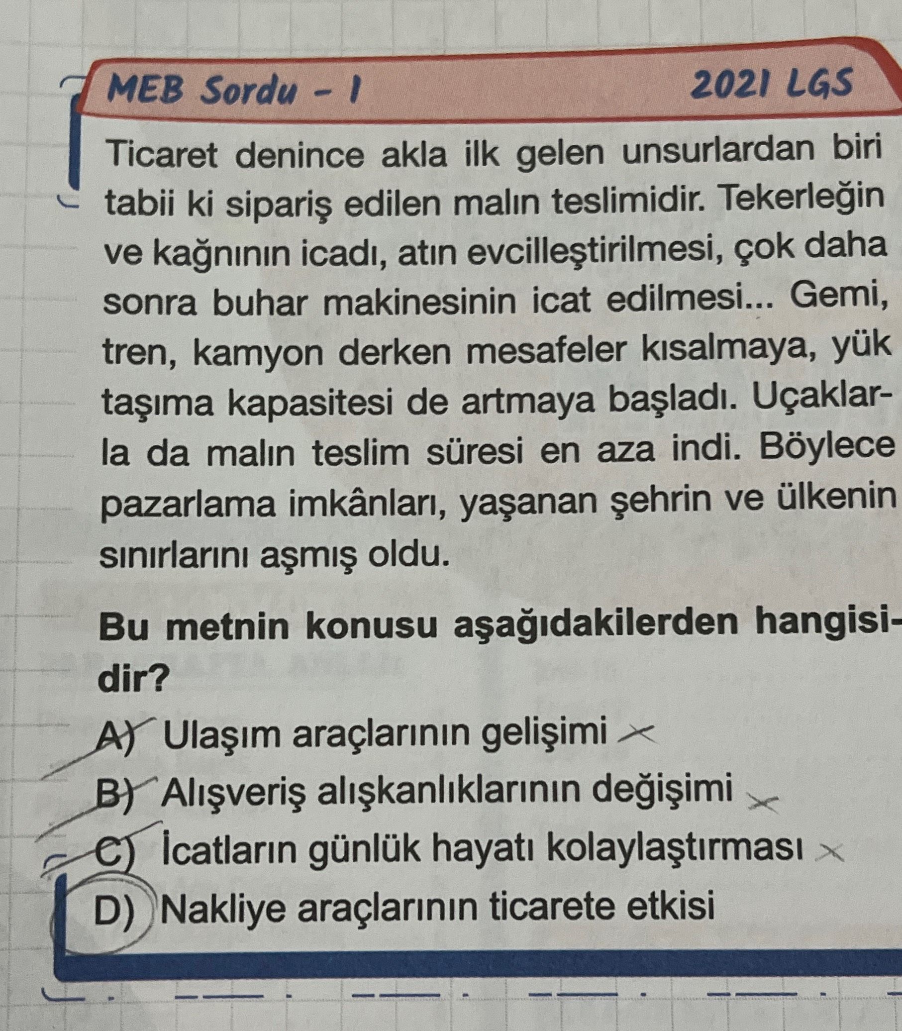 Ticaret denince akla ilk gelen unsurlardan biri tabii ki sipariş edilen malın teslimidir. Tekerleğin