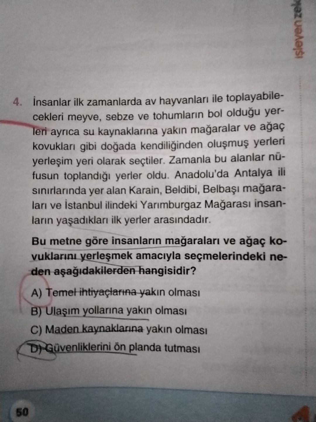 İnsanlar ilk zamanlarda av hayvanları ile toplayabilecekleri meyve, sebze ve tohumların bol olduğu