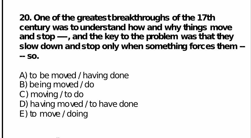 One of the greatest breakthroughs of the 17th century was to understand how and why things move and