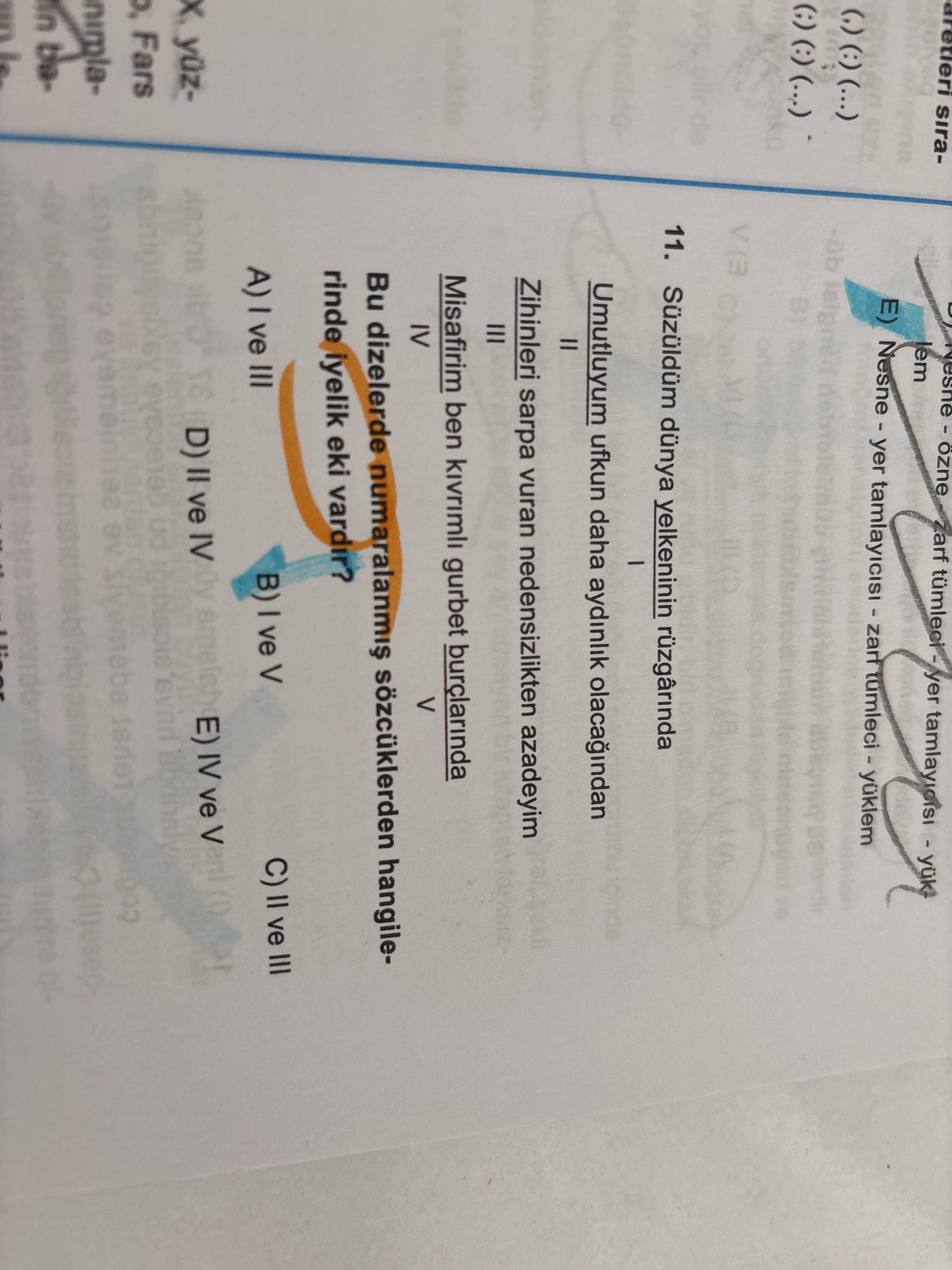 Süzüldüm dünya yelkeninin rüzgârında I Umutluyum ufkun daha aydınlık olacağından II Zihinleri sarpa