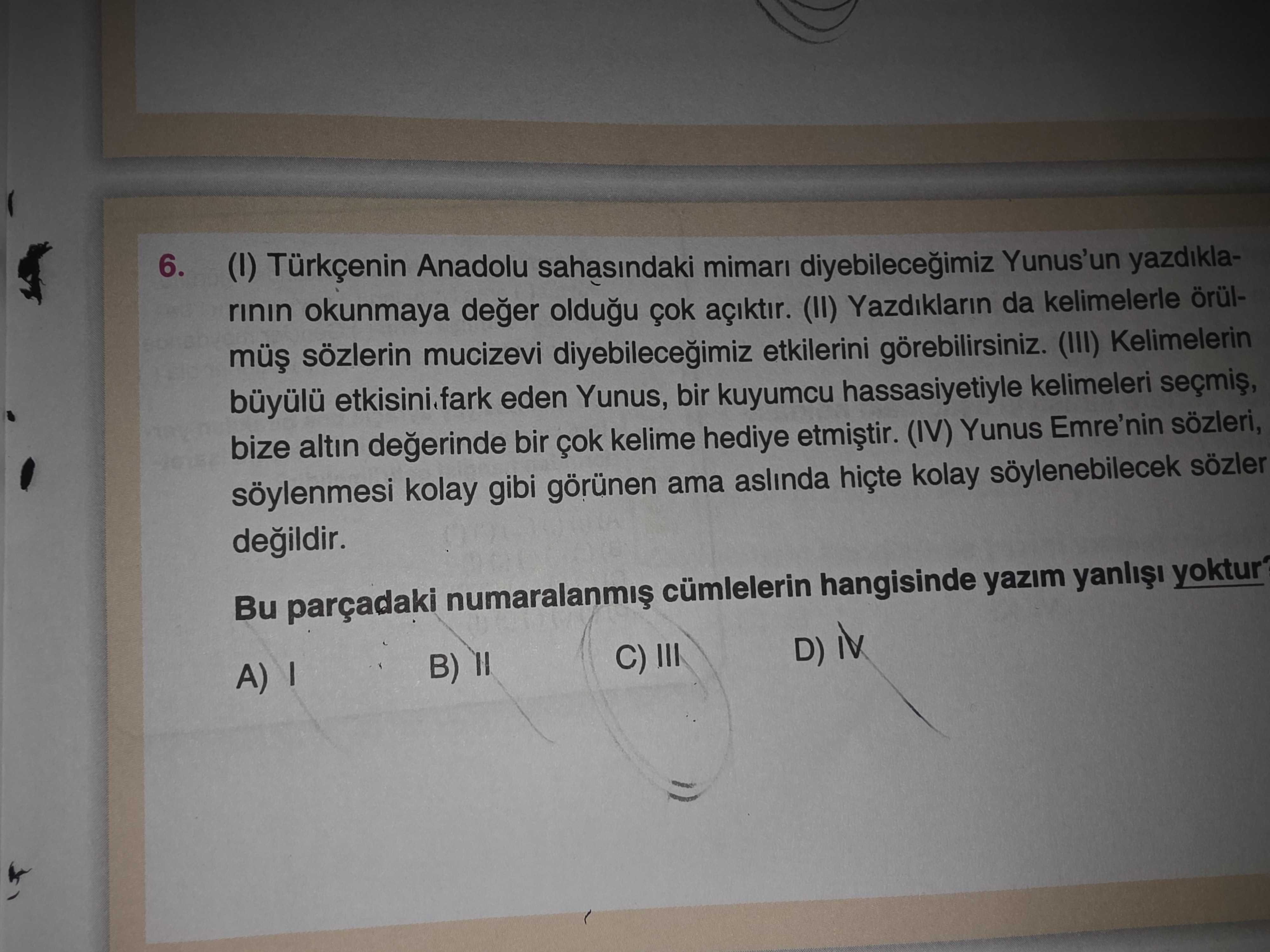(I) Türkçenin Anadolu sahasındaki mimarı diyebileceğimiz Yunus'un yazdıklarının okunmaya değer
