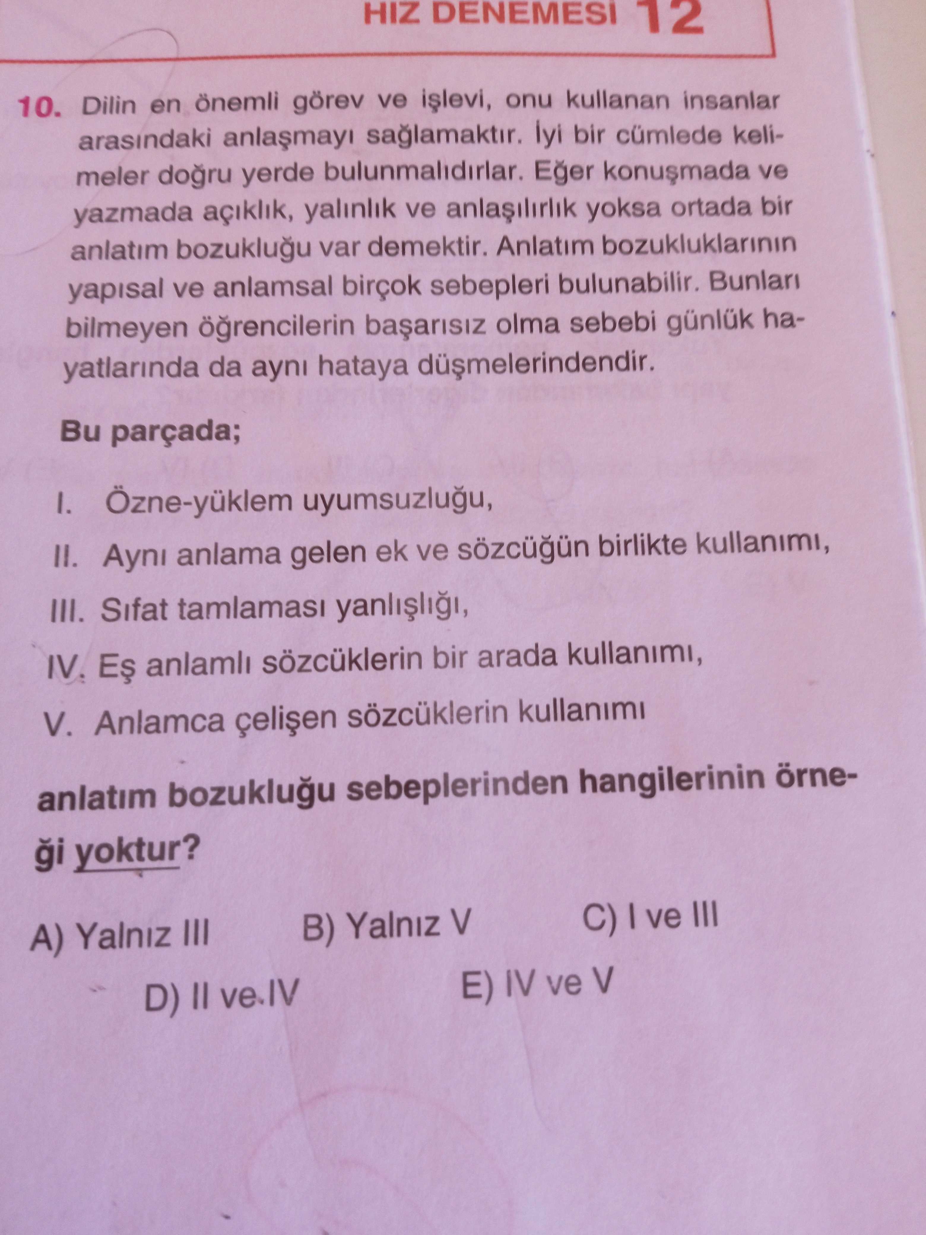 Türkçe (Mezun)
