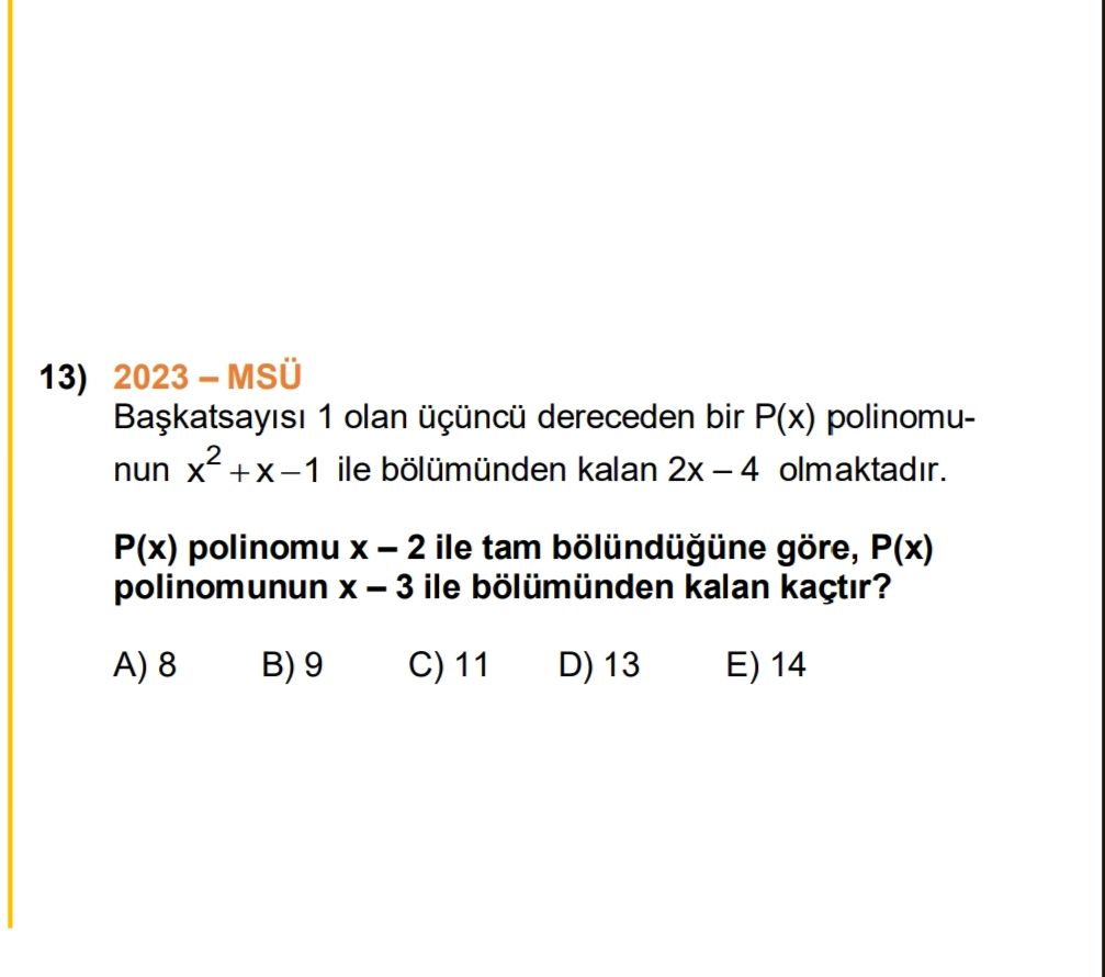 Matematik (11. Sınıf)