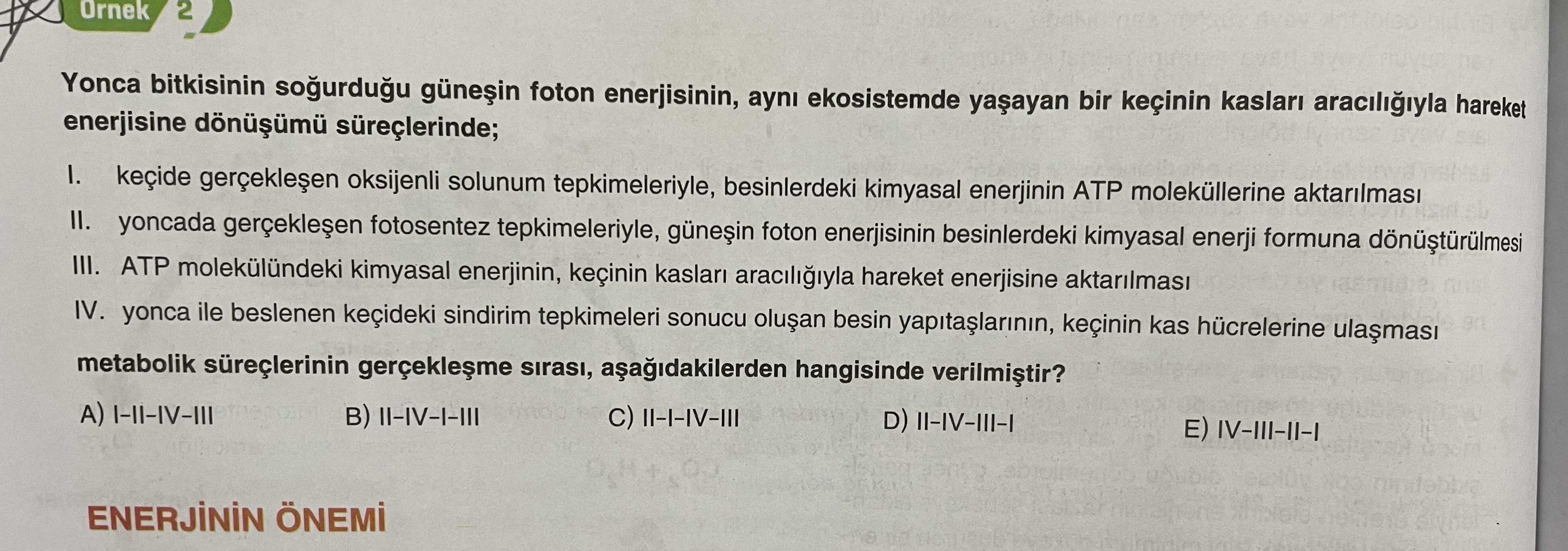 Biyoloji (9. Sınıf)