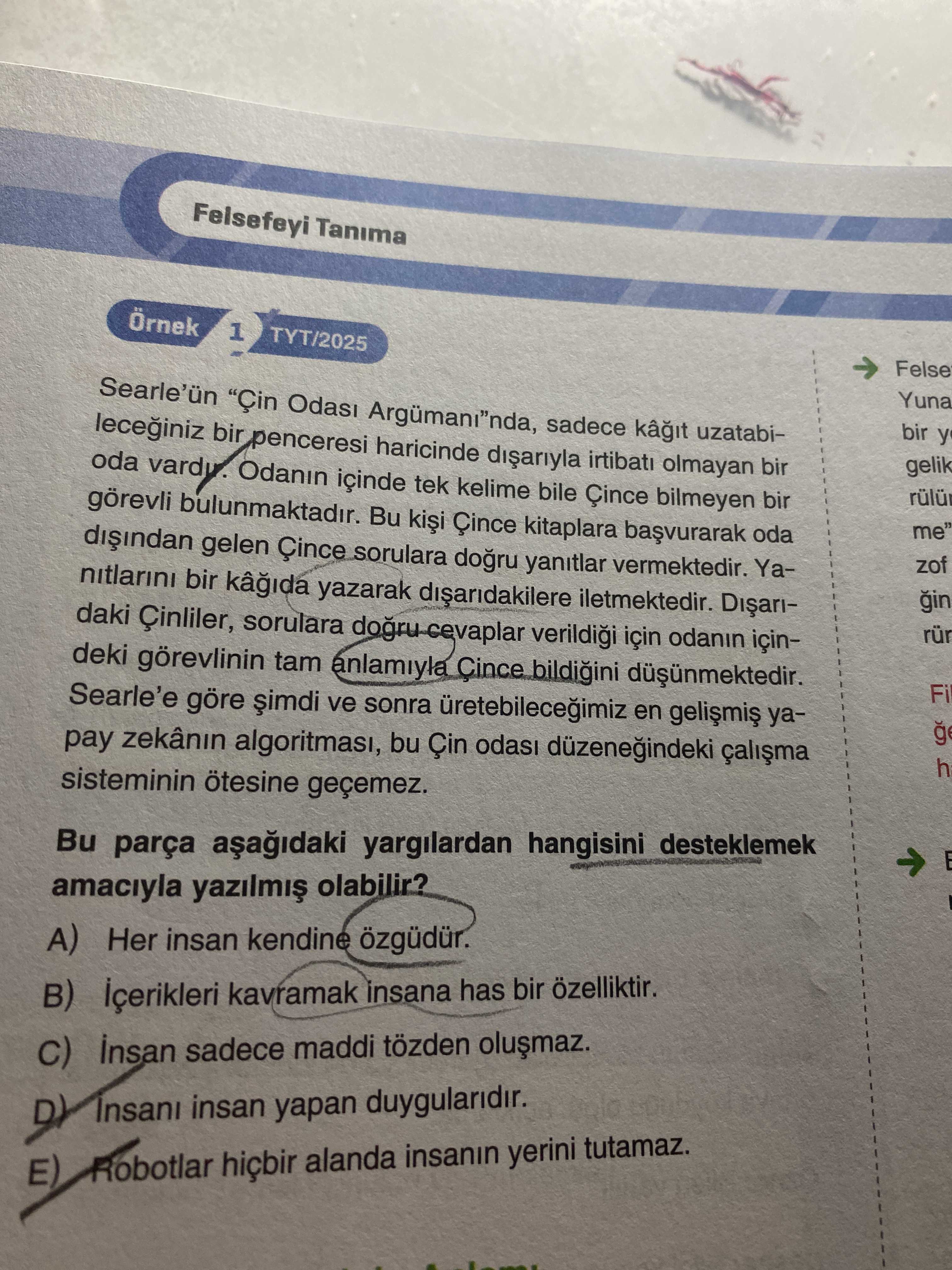 Felsefe (12. Sınıf)