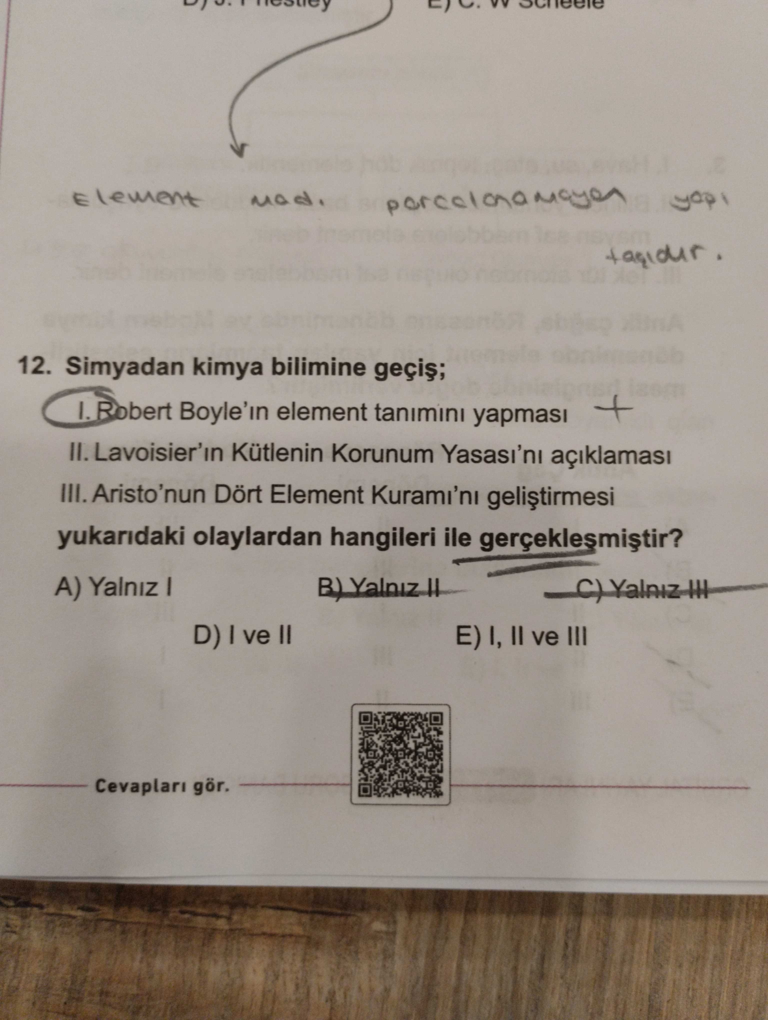 Kimya (11. Sınıf)
