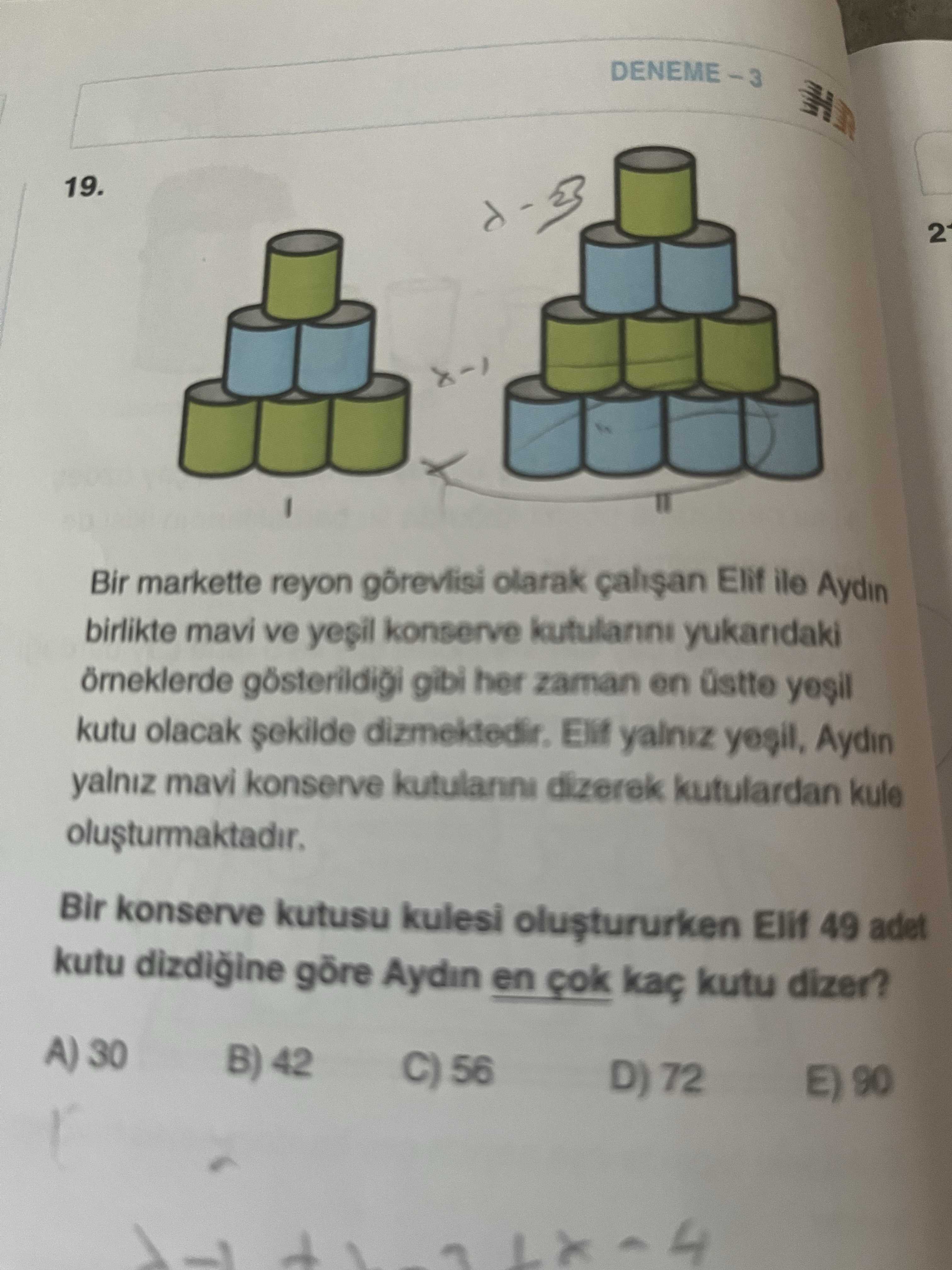 Bir markette reyon görevlisi olarak çalışan Elif ile Aydın birlikte mavi ve yeşil konserve