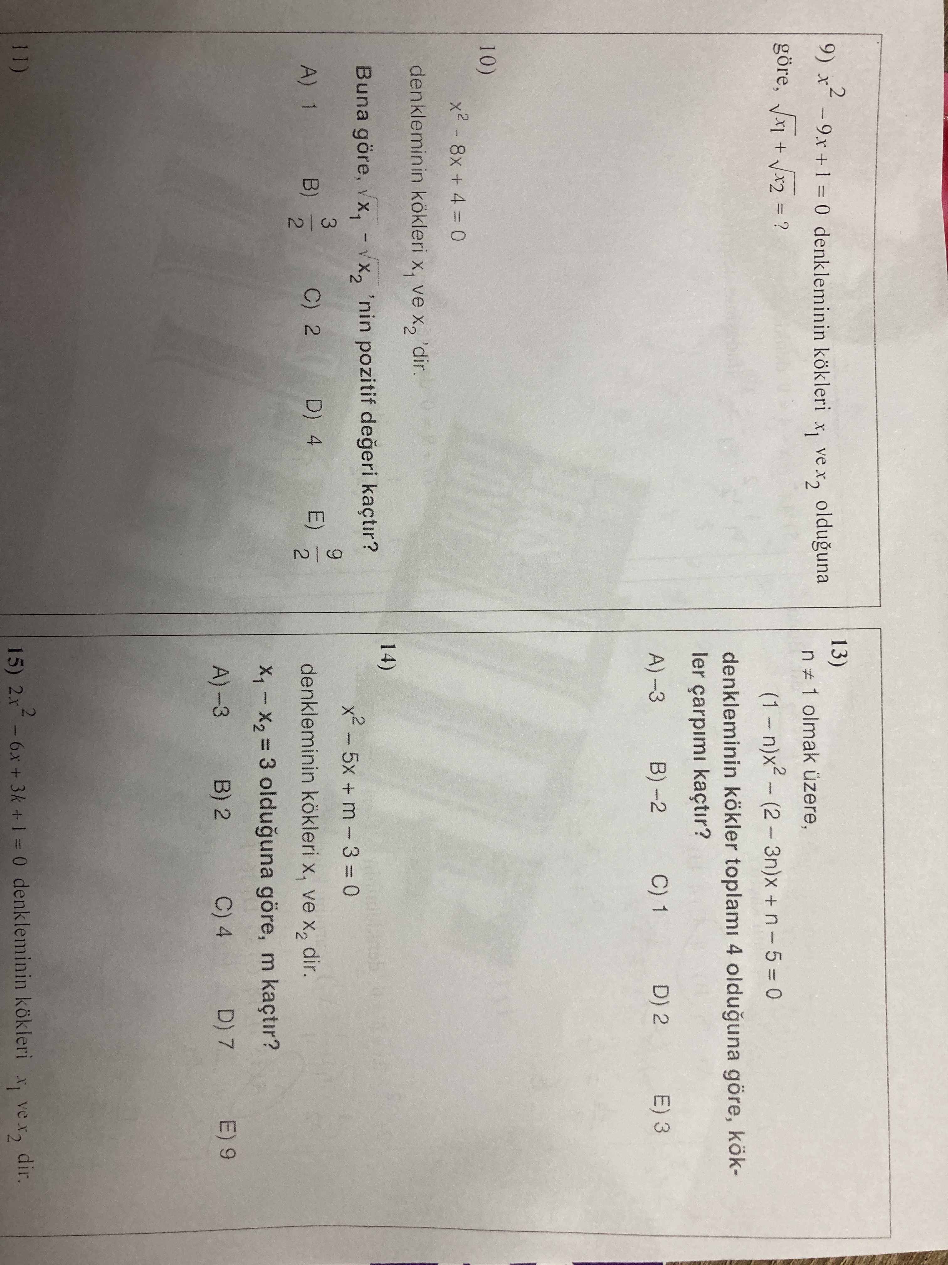 Matematik (12. Sınıf)
