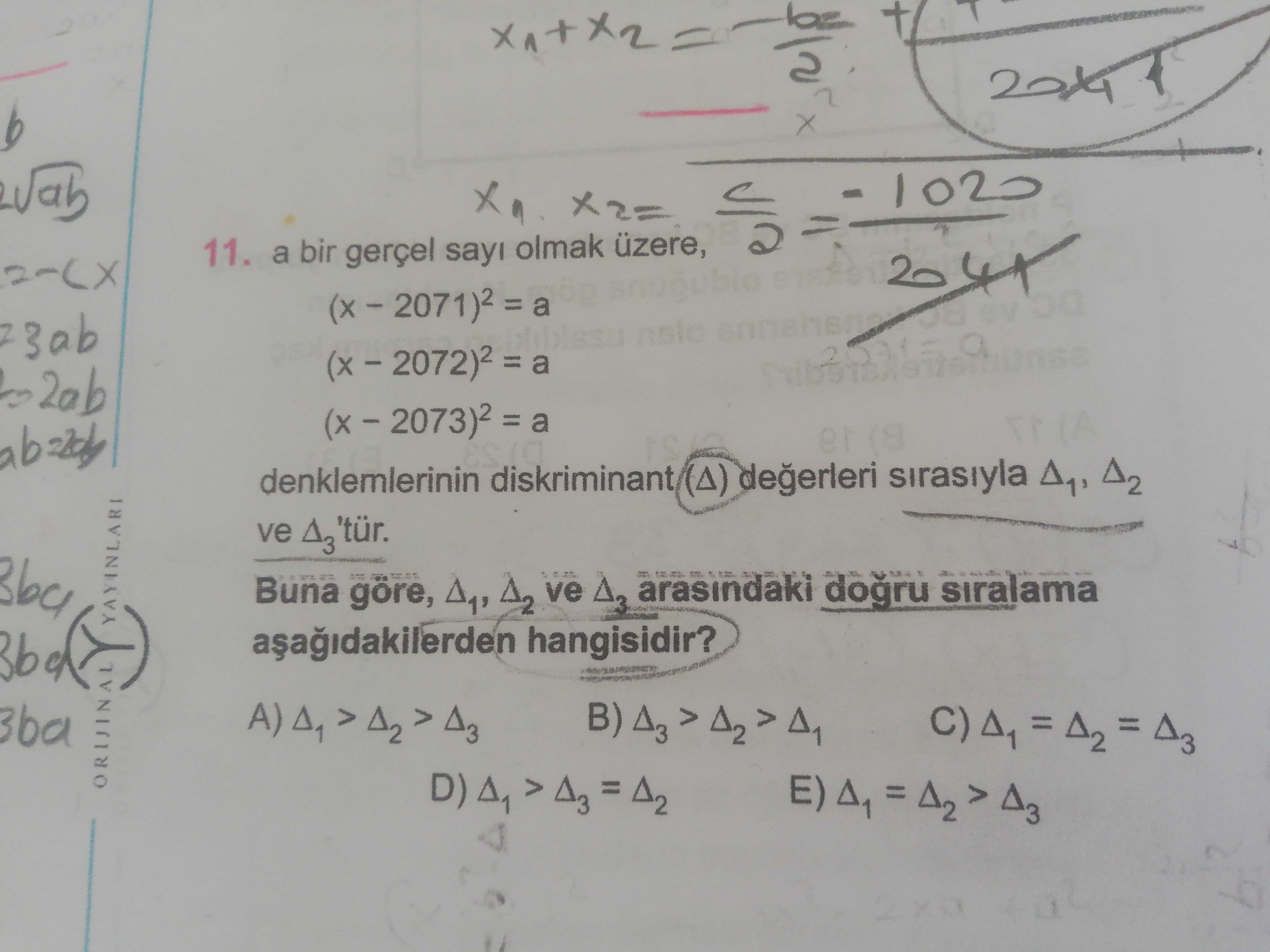 Matematik (11. Sınıf)