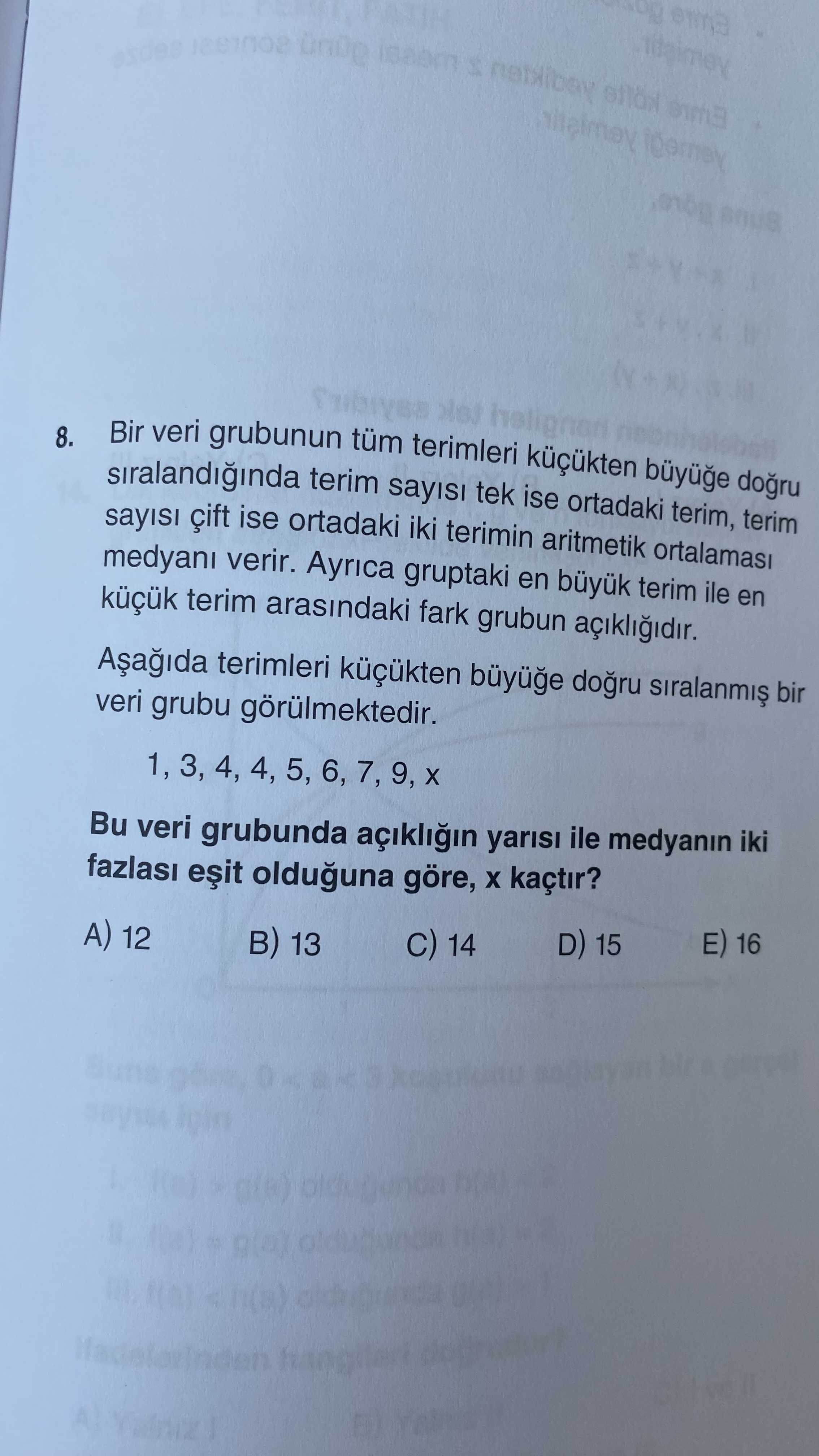 Matematik (12. Sınıf)