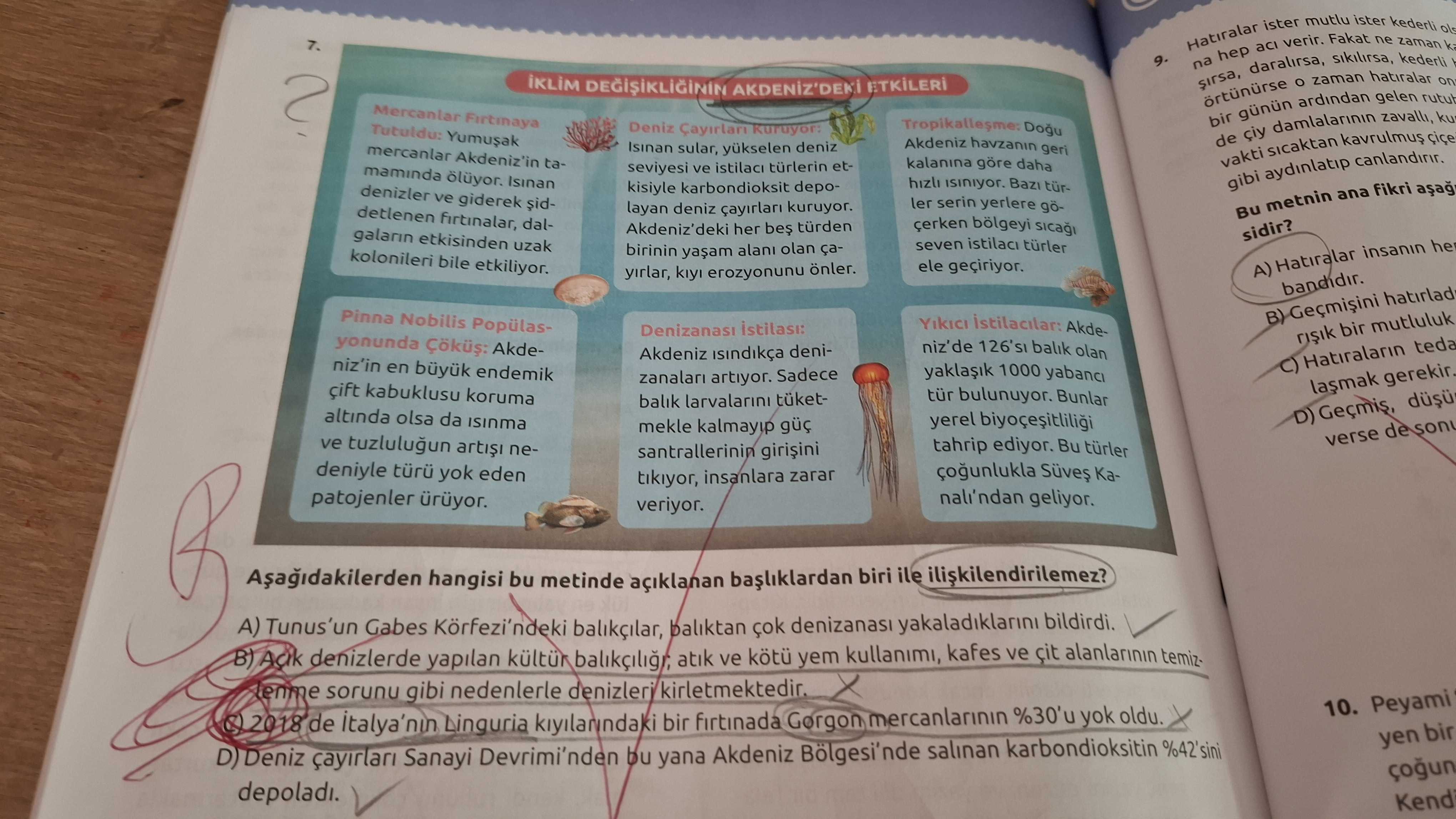 Aşağıdakilerden hangisi bu metinde açıklanan başlıklardan biri ile ilişkilendirilemez?